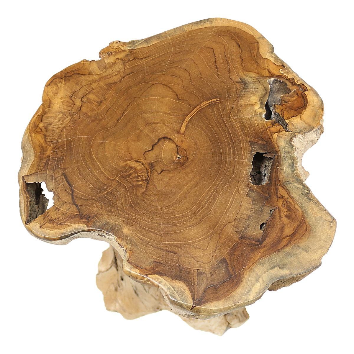 Oriental Galerie Blumenhocker Kleiner Wurzelhocker Teakholz Beistelltisch U günstig online kaufen