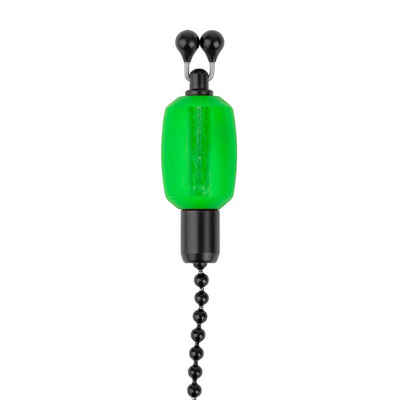 FOX International Bissanzeiger Fox Black Label Dinky Bobbins Bissanzeiger, Klassischer Old-School Look, 15cm schwarze Kugelkette, Geformte, linienfreundliche, drehbare Kugelklemme, Gewicht: 10 g, Entwickelt für die Black Label Micro Isotope