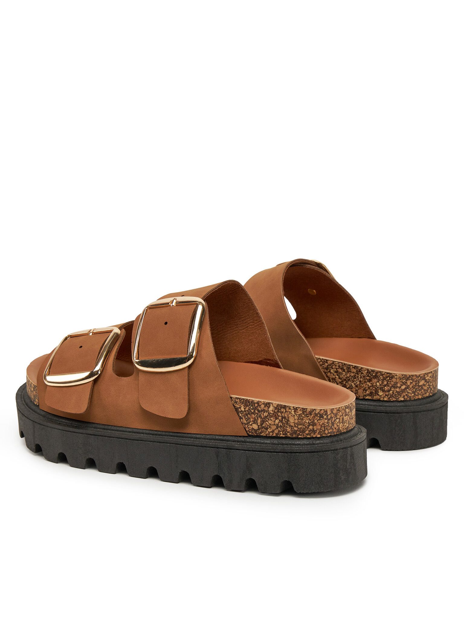 DeeZee Deezee Damen-Flip-Flops braune W24Q11802 Badepantolette