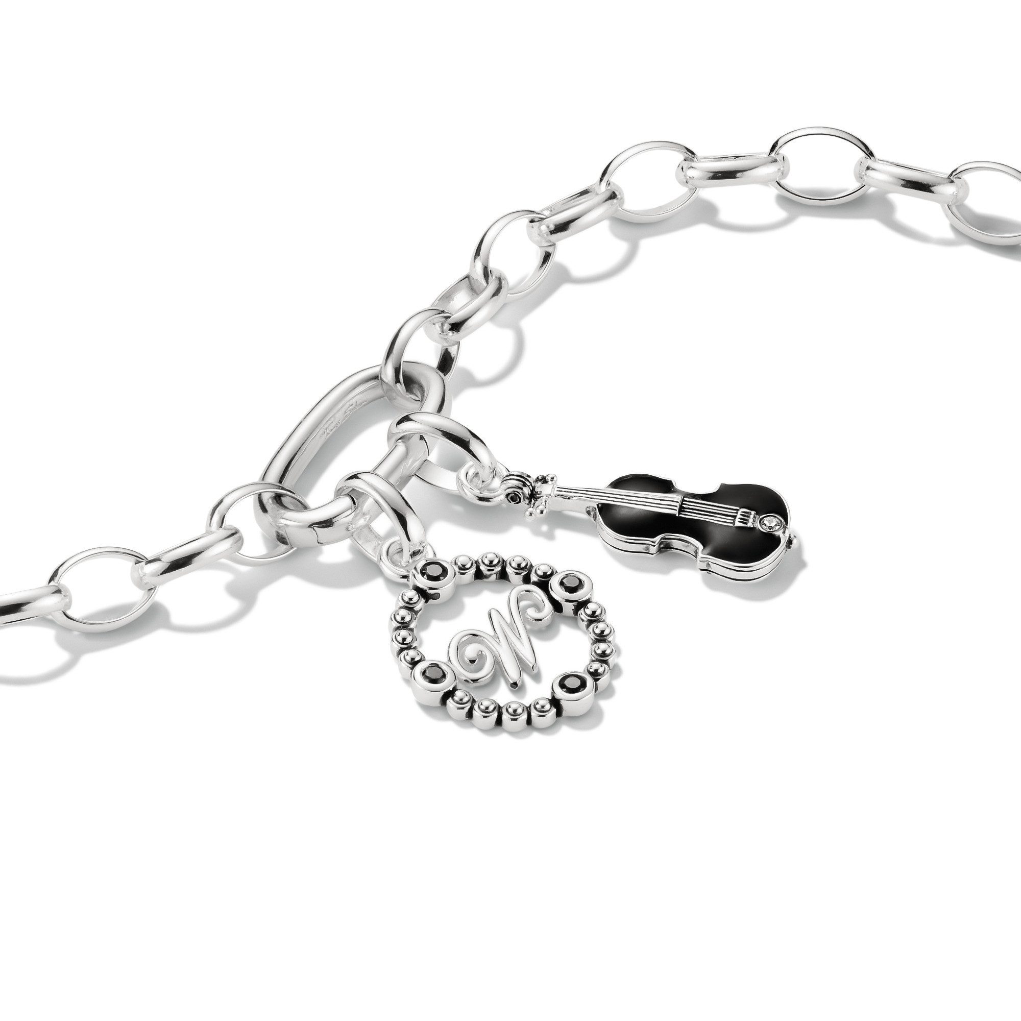 THOMAS SABO Charm-Einhänger THOMAS SABO Wednesday W Charm - Connect, mit Zirkonia (synth)