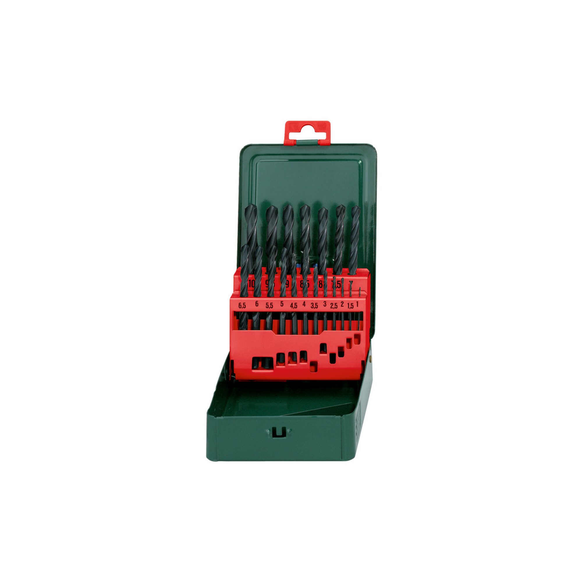 metabo Metallbohrer Metabo HSS-R-Bohrerkassette-SP, 19-teilig