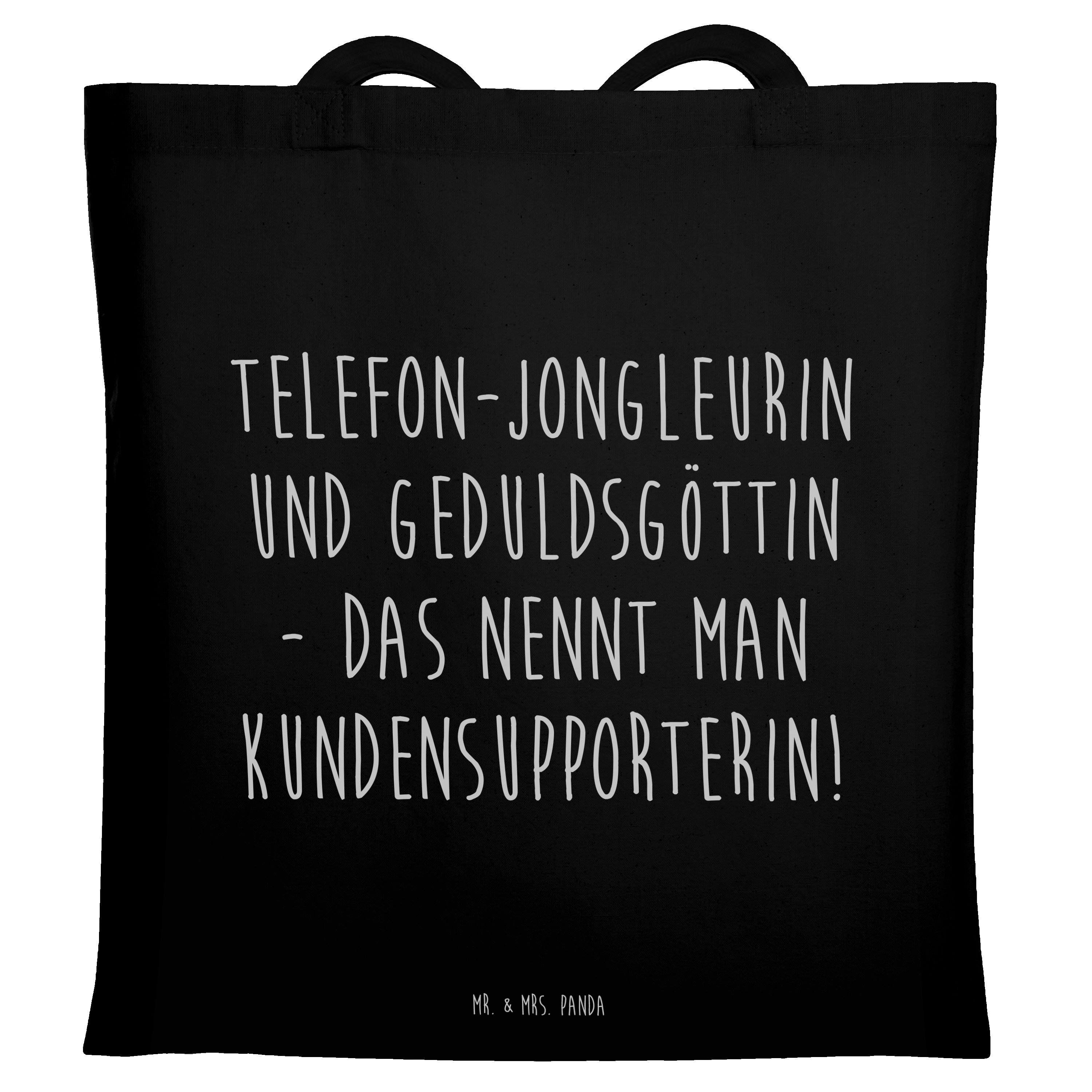 Tragetasche Telefon-Jongleurin und Geduldsgöttin - das nennt man Kundensupporteri