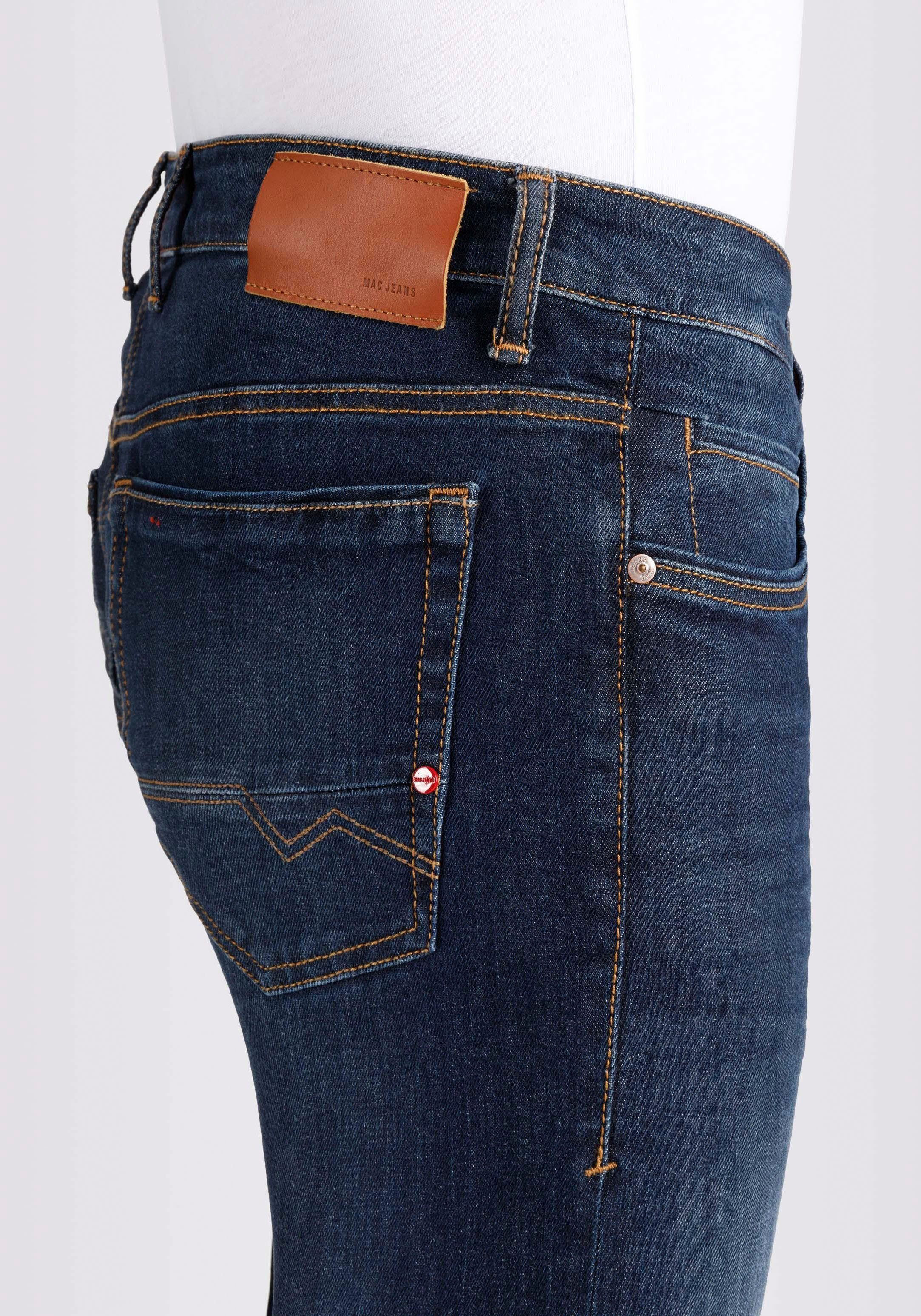 Arne MAC dark used Pipe Straight-Jeans blue