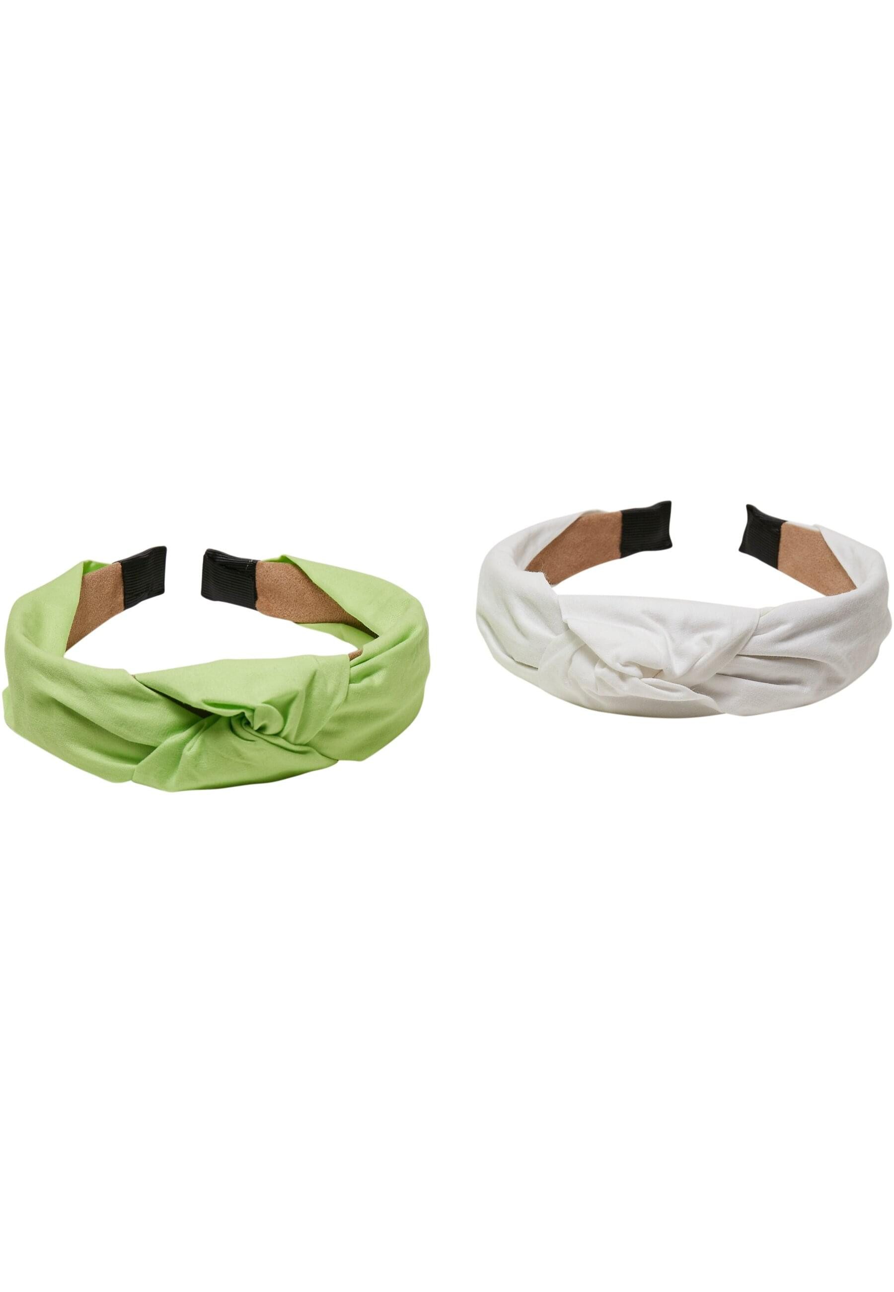 URBAN CLASSICS Schmuckset Urban Classics Unisex Light Headband With Knot 2-Pack (1-tlg)