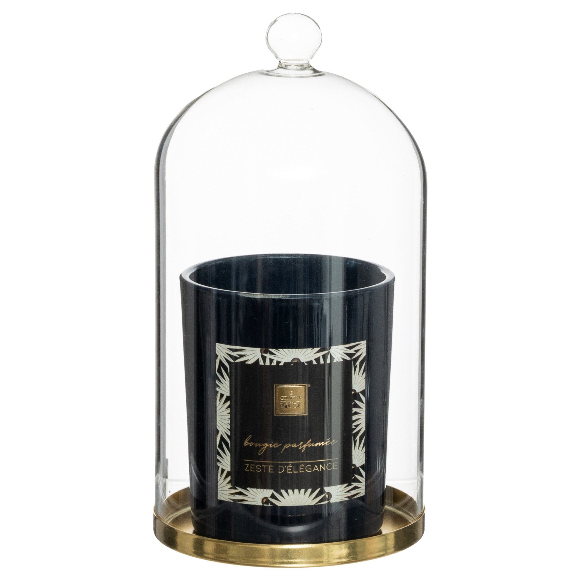 Atmosphera Créateur d'intérieur Duftkerze Duftkerze mit Glaskuppel FEEL, 210 g