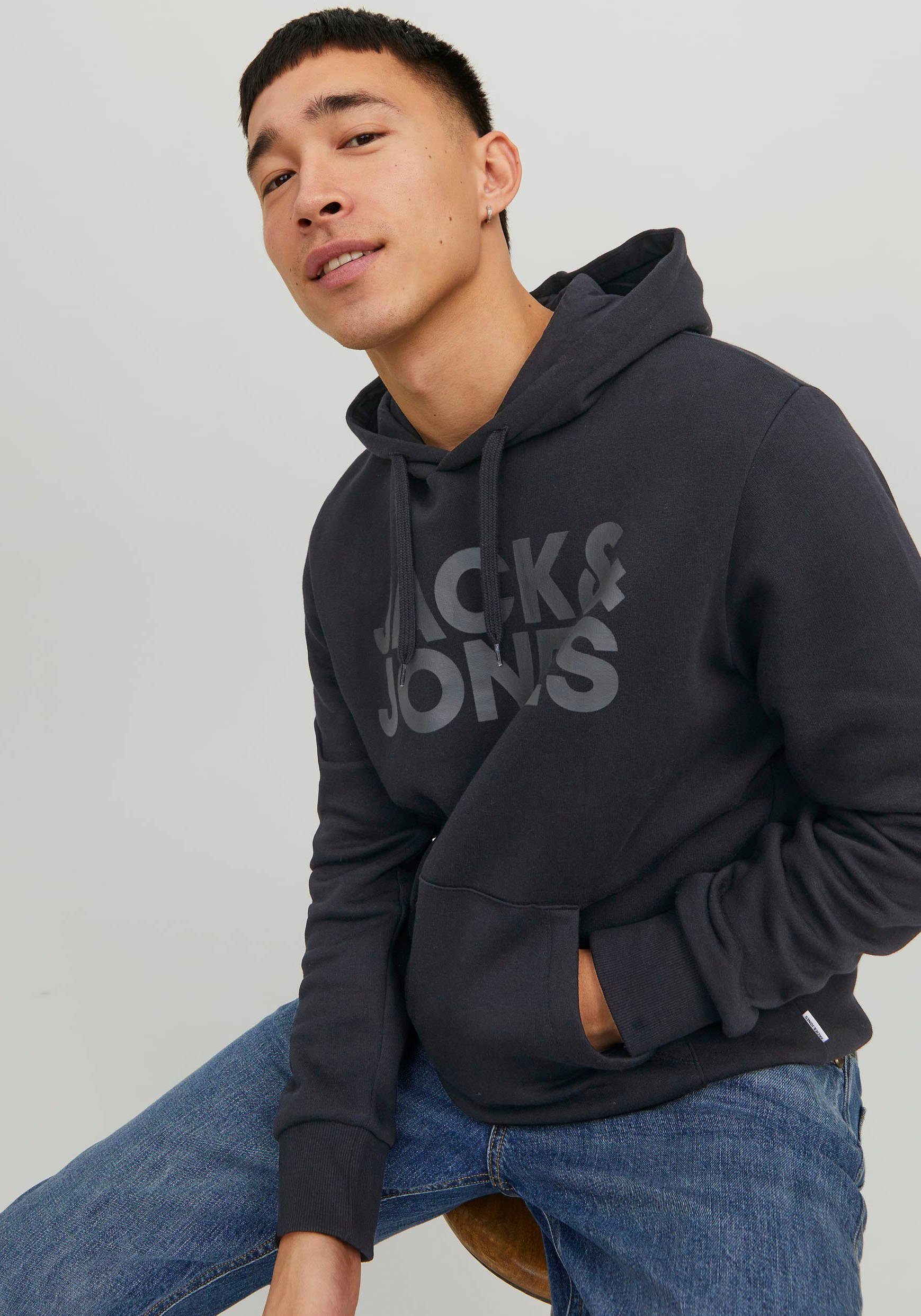 Jack & Jones Kapuzensweatshirt JJECORP LOGO günstig online kaufen