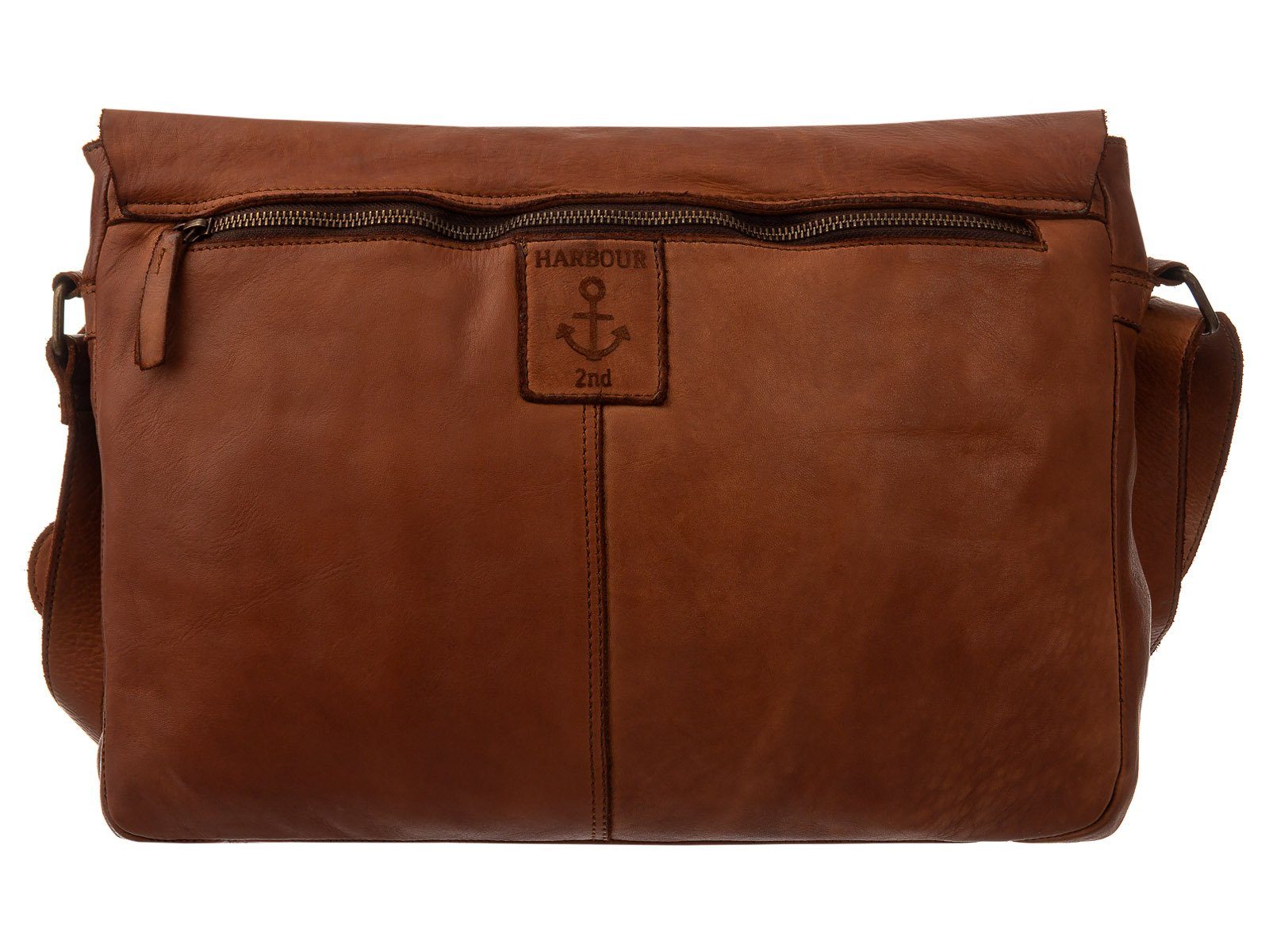HARBOUR 2nd Ankeranhänger (1-tlg), Yamal Cool Cognac Bag-Style Laptoptasche Business Casual Bag Messenger