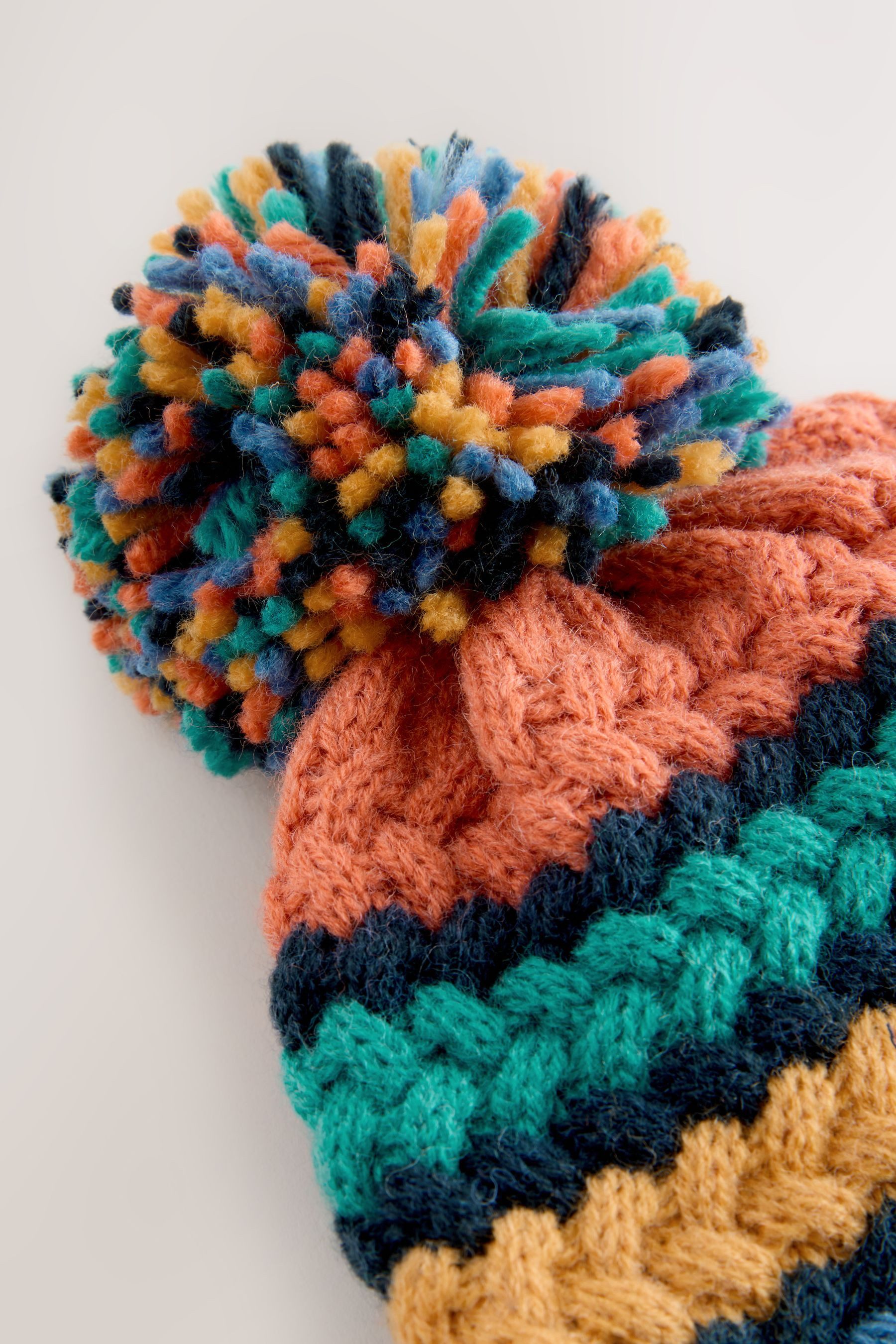 Next Bommelmütze Baby-Strickmütze mit Bommel (1-St)