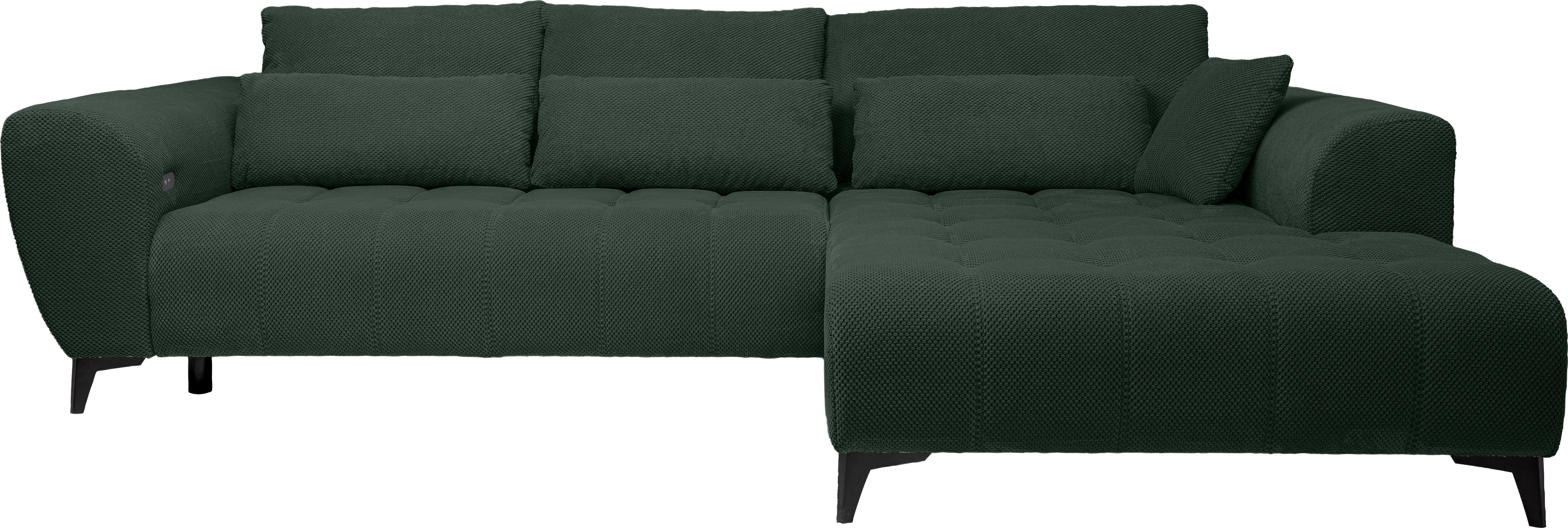 WERK2 Ecksofa Garay, XXL-Liegefläche: elektrisch ausziehbar auf ca. 228×126 günstig online kaufen