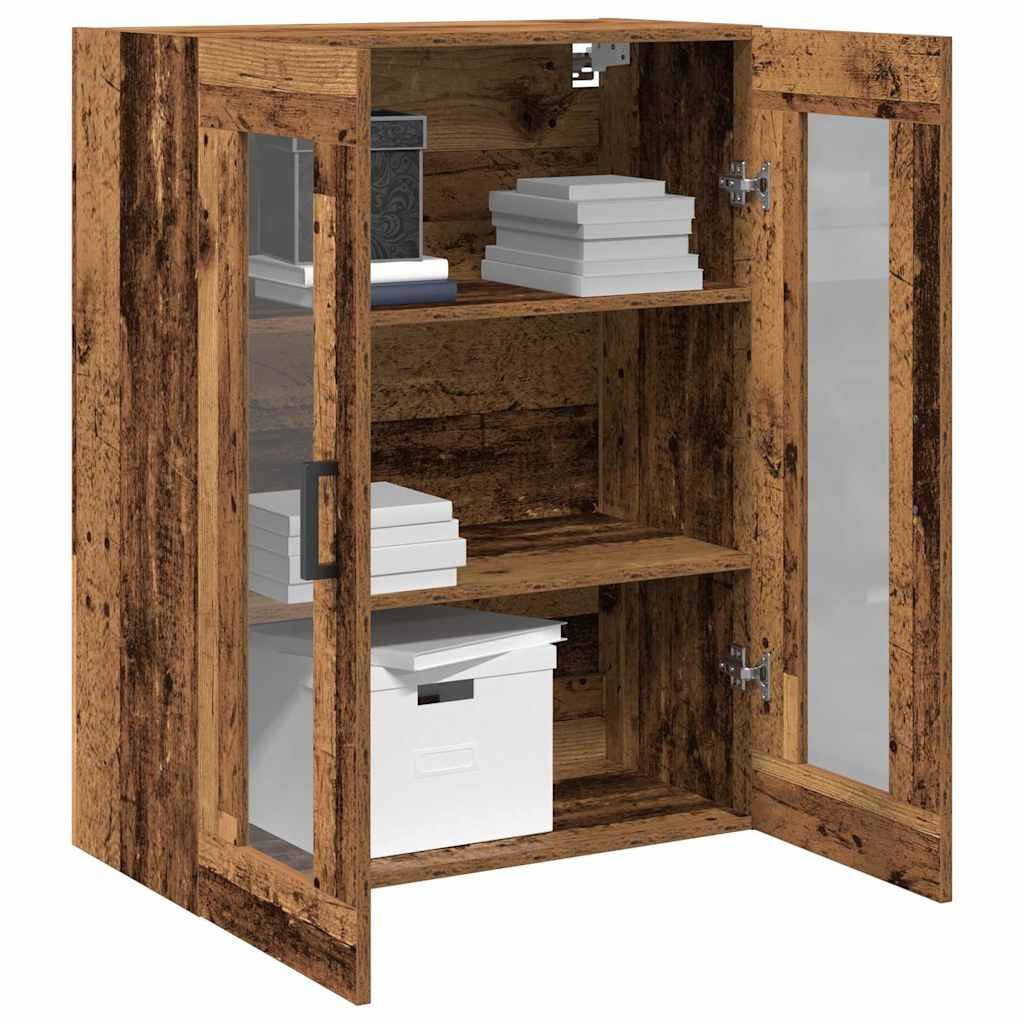 vidaXL Hängeschrank Wandschrank Altholz 69,5 x 34 x 90 cm Holzwerkstoff (1-St)