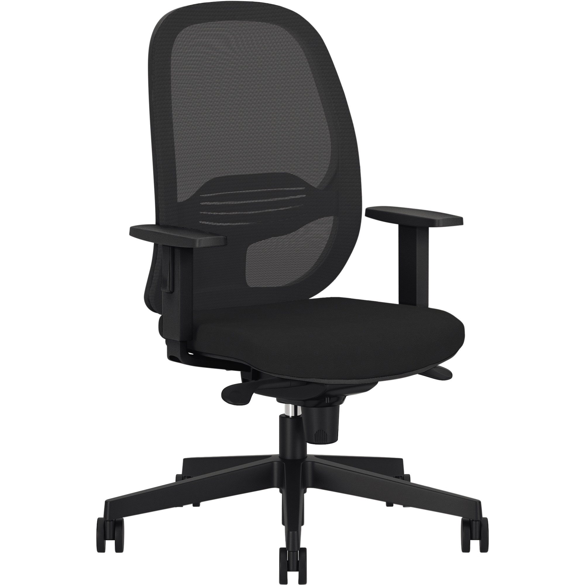 Nowy Styl Drehstuhl Bürodrehstuhl Eggy Armlehne schwarz/schwarz