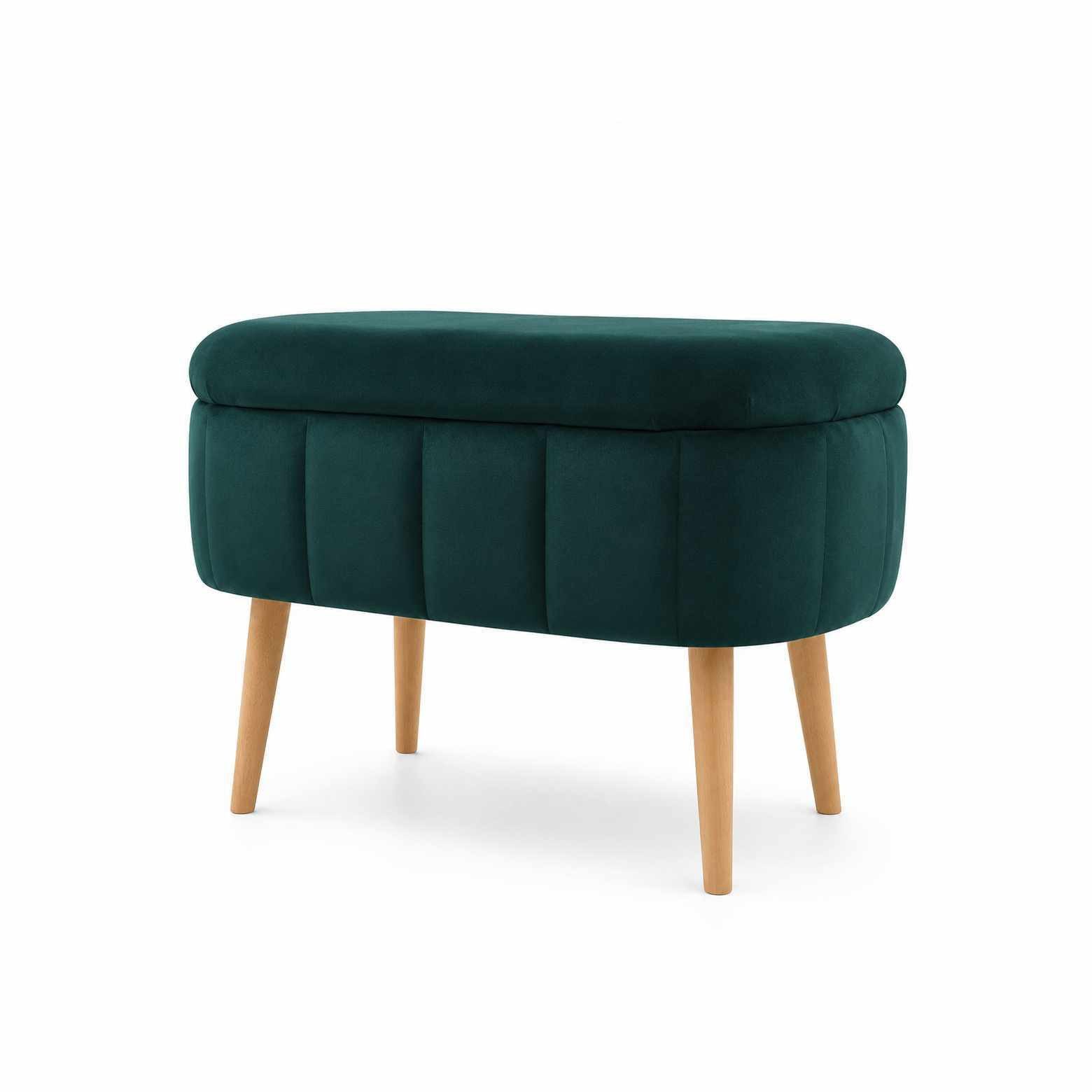 Skye Decor Pouf Mini Oslo (1-St), Kompakter Polsterhocker, mit Stauraum