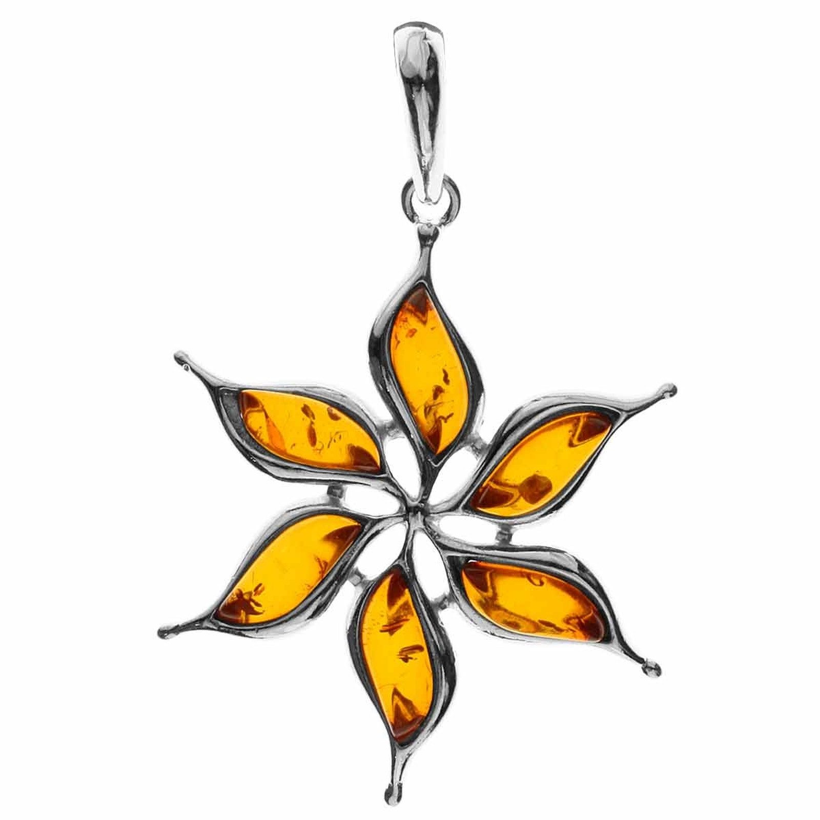 Kettenanhänger Ostsee-Schmuck Anhänger Blüte Anhänger Blüte