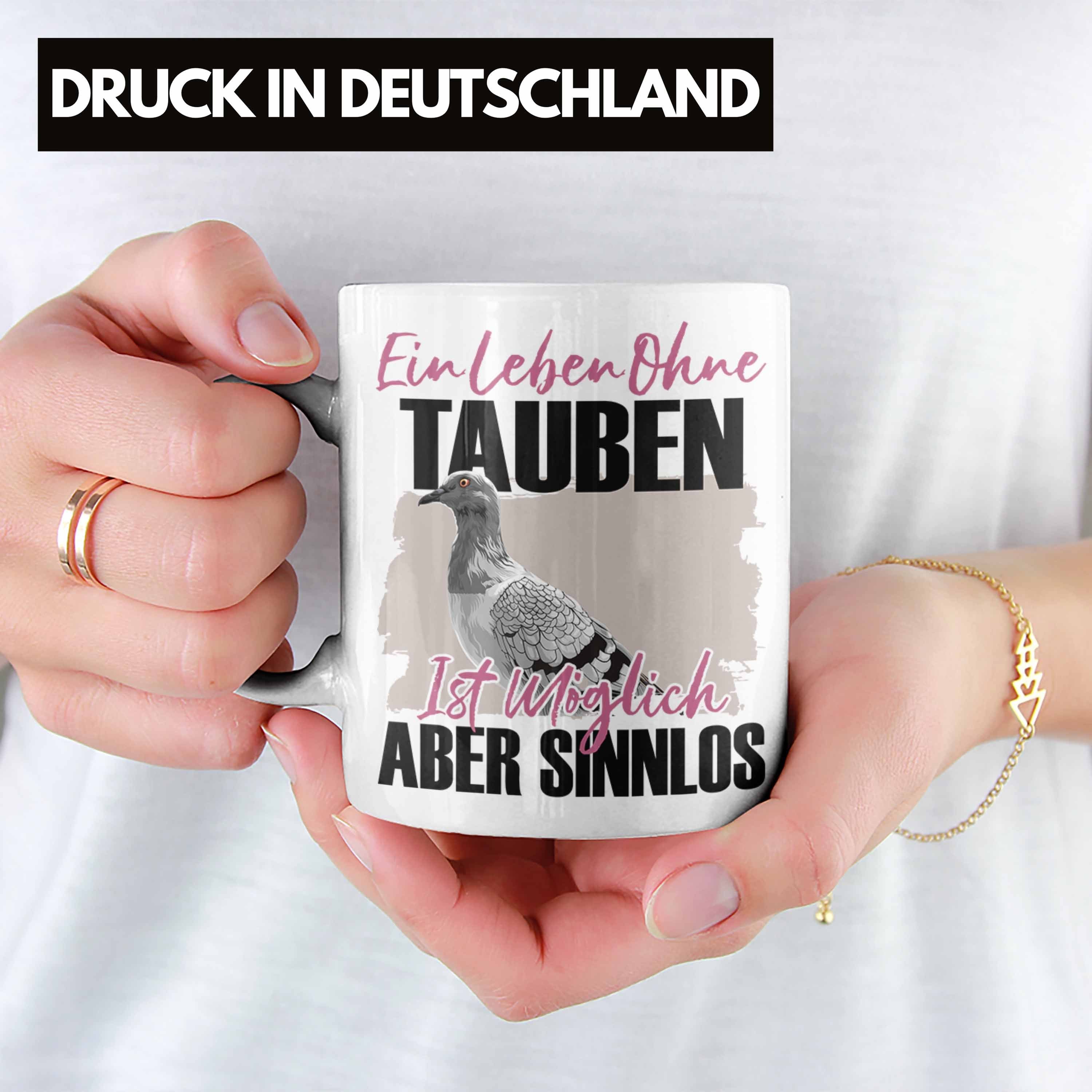 Tasse Trendation Trendation Geschenk Tauben Eule Geschenkidee Spruch - Liebhaber Weiss Tasse