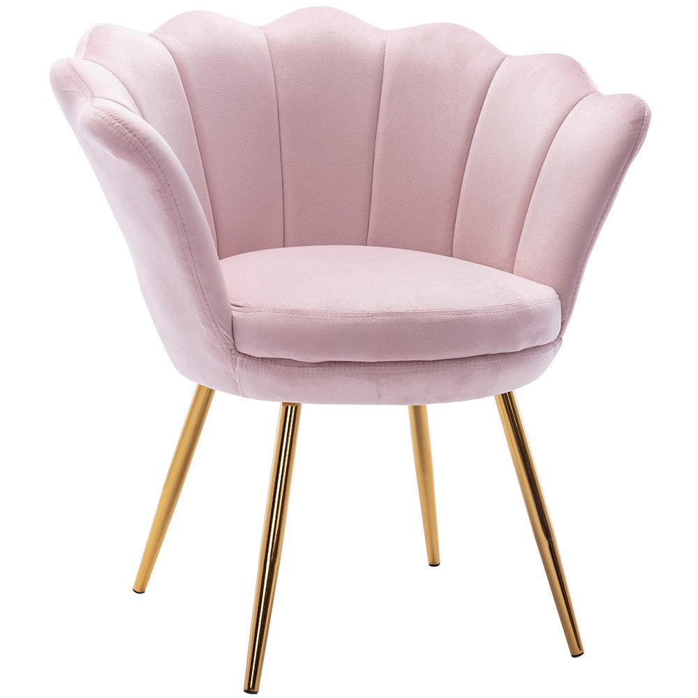 WAHSON OFFICE CHAIRS Loungesessel Sessel Weicher Samt Armlehnstuhl günstig online kaufen