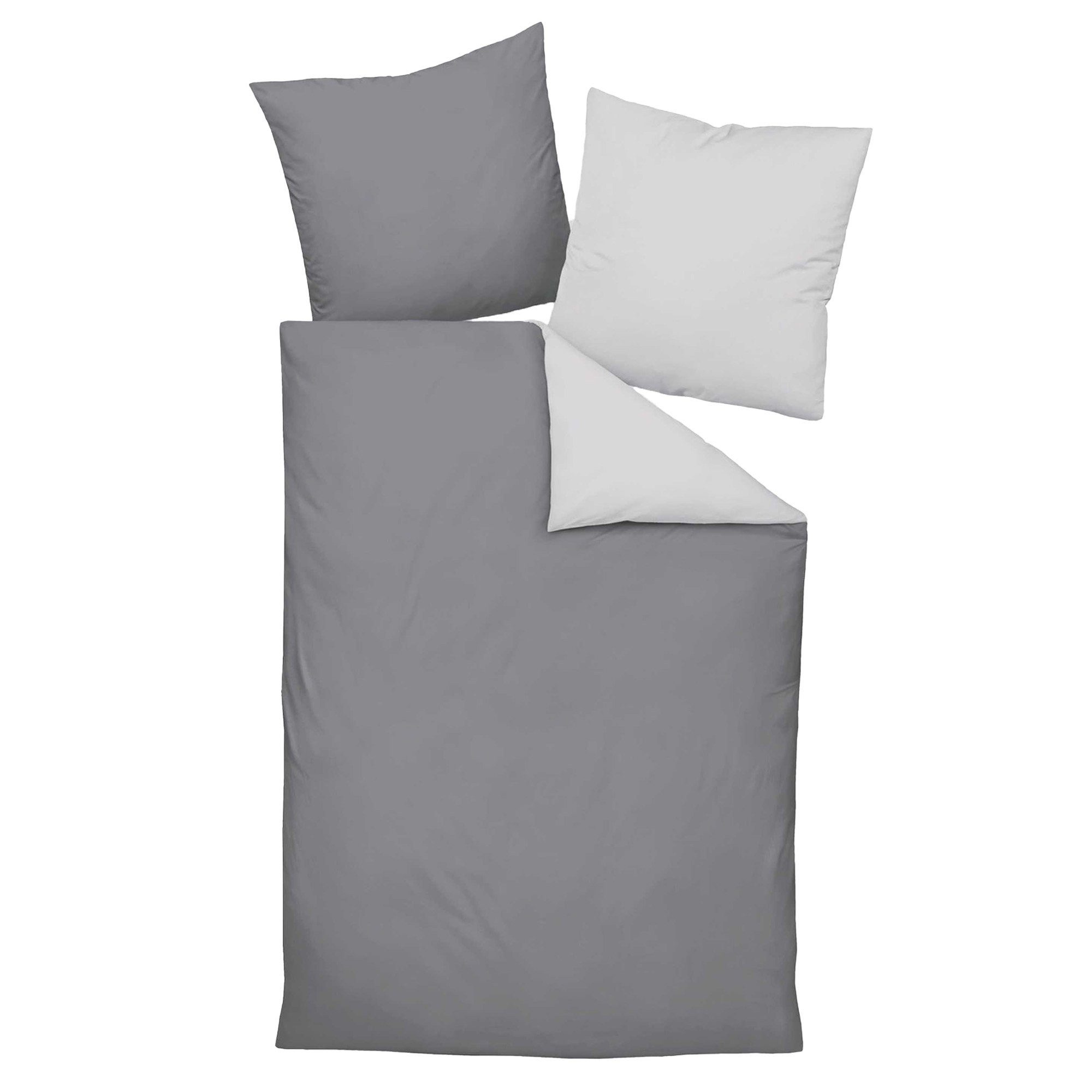 Janine Bettwäsche Unisex Bettwäsche 1er Pack Baumwolle COLORS, Webware, 2 teilig, Webware