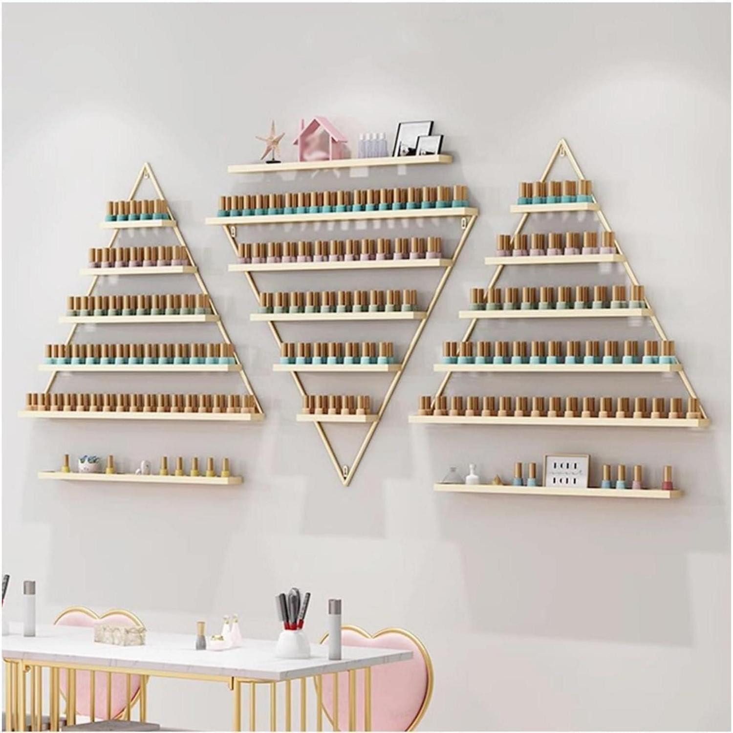 LuxusKollektion Flaschenregal Nagellackregal Wandregal 6-teilig, 6-tlg.