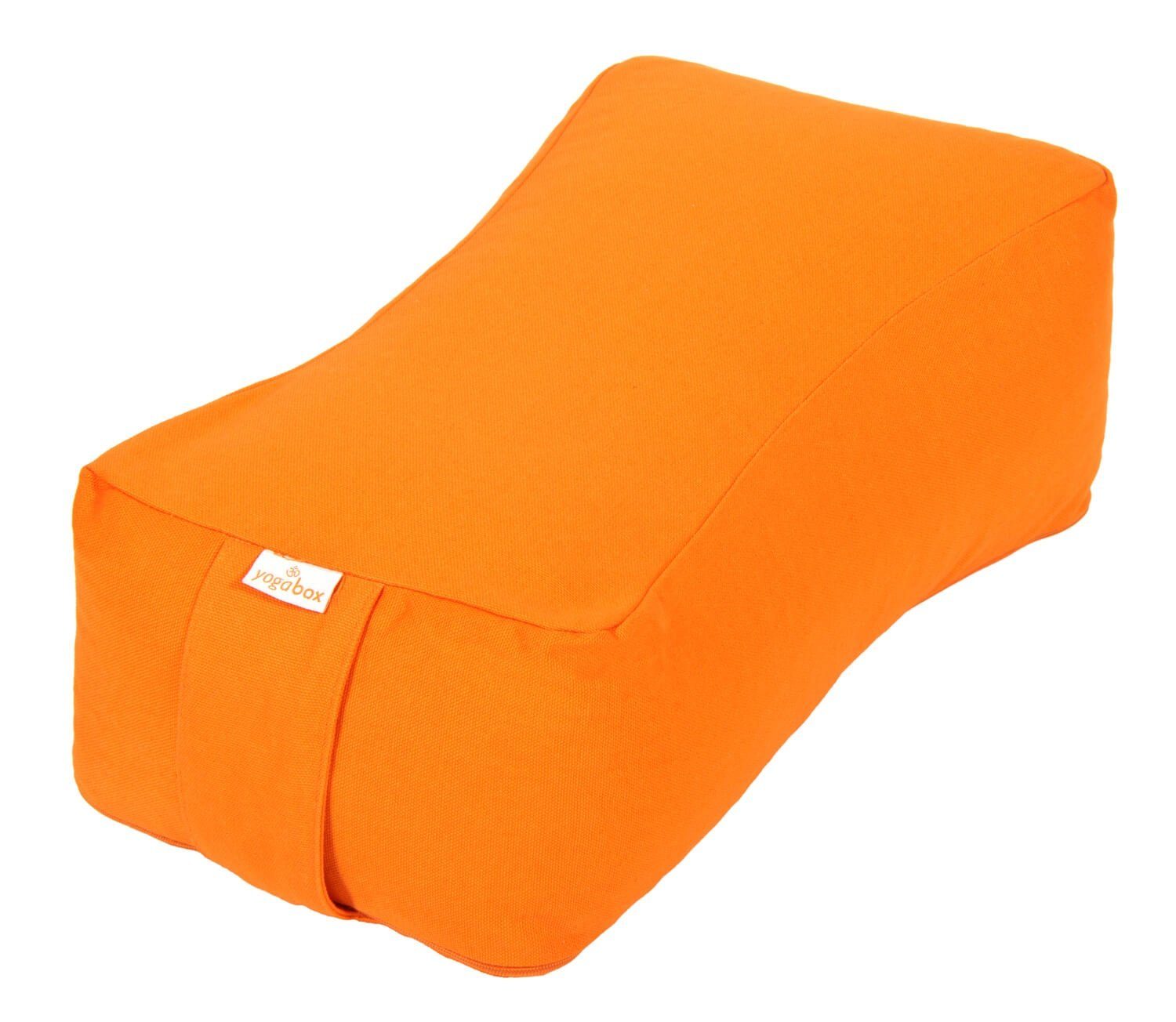 yogabox Yogakissen SQUARE orange | Bodensitzkissen