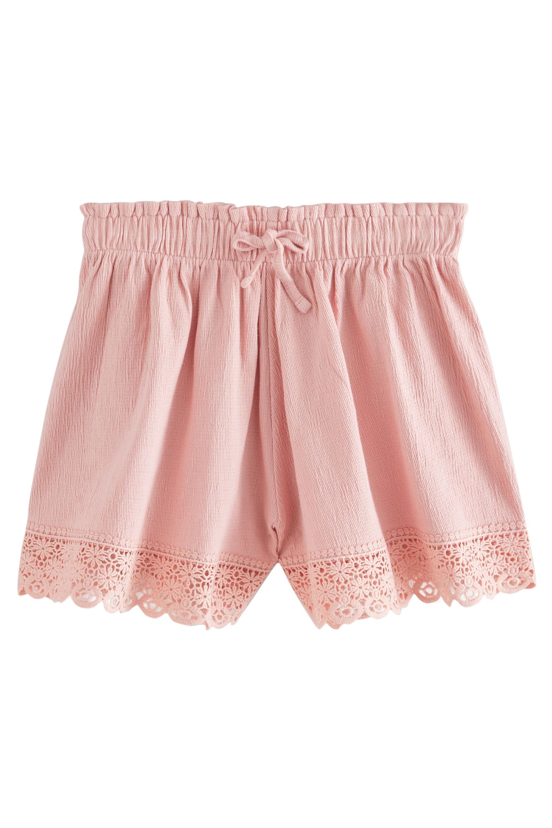 Next Hosenrock Schlupf-Shortsrock mit Spitzenbesatz (1-tlg)