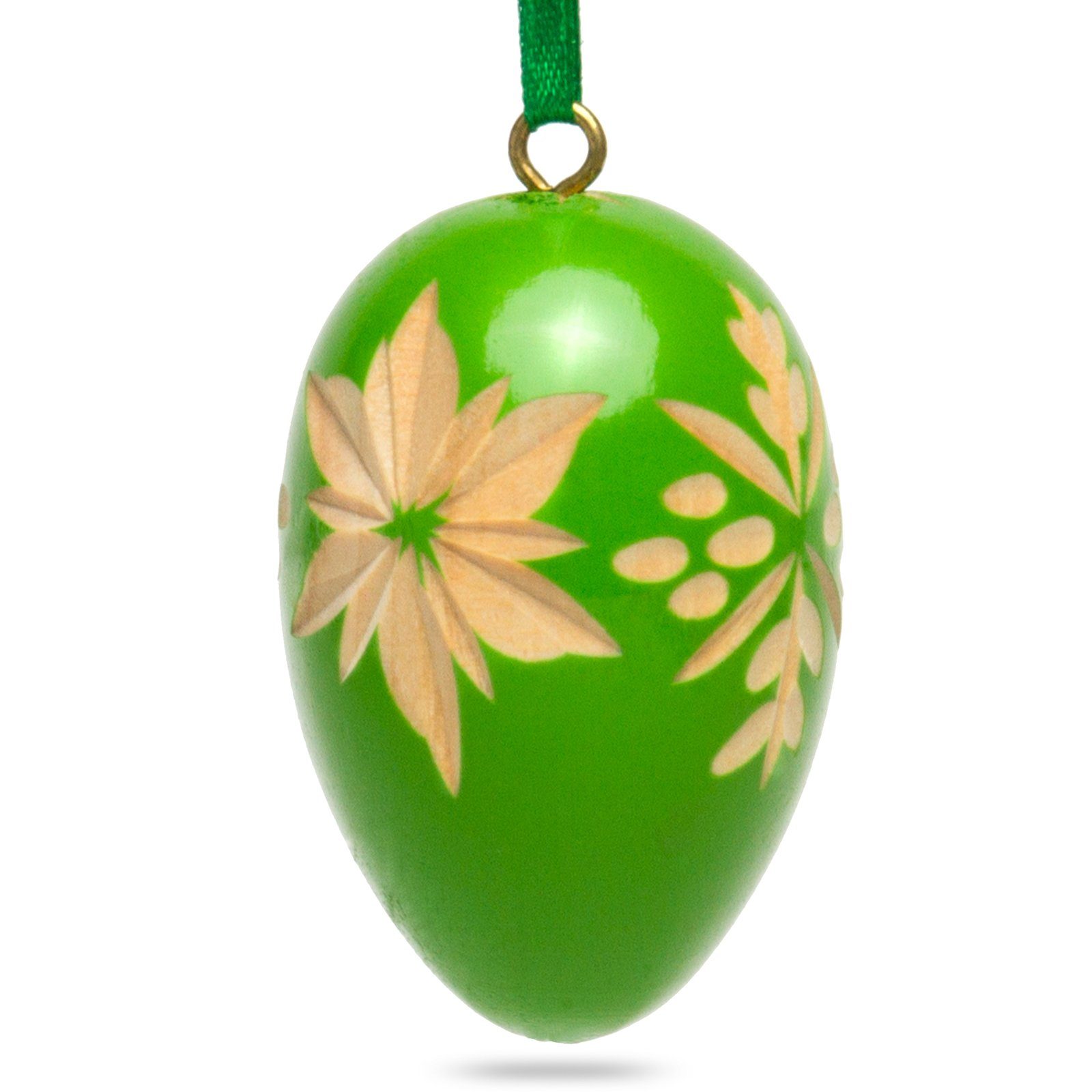 SIKORA Osterei 10er Set Holz Deko Ostereier zum Aufhängen Ornament Osterdeko - OD01, Stimmungsvolle Dekoration für Ostern & Frühling - handbemalt