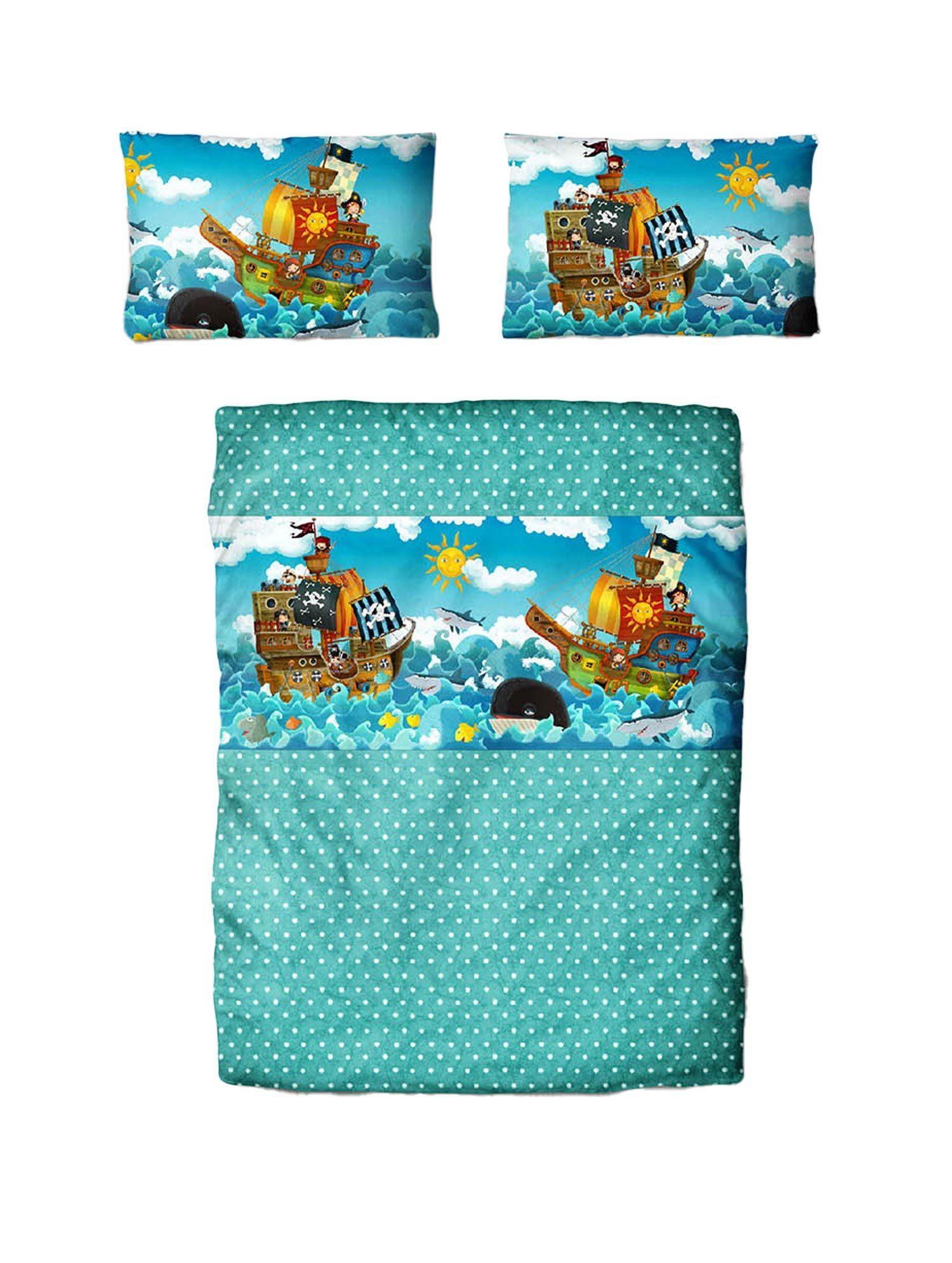 Traumschloss Kinderbettwäsche TS Edition Kids, Renforcé, 2 teilig, Piraten