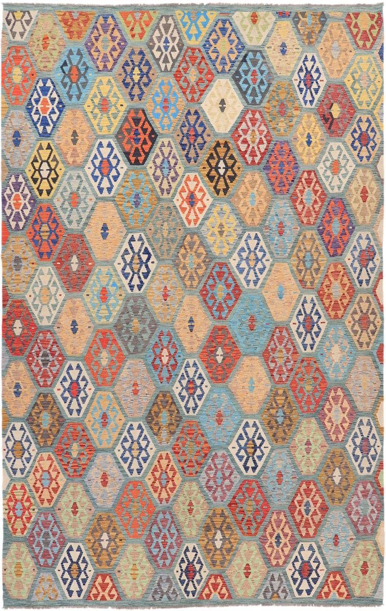 Orientteppich Kelim Heritage Höhe: Orientteppich, Afghan Nain rechteckig, 3 Trading, Handgewebter Moderner mm 311x489
