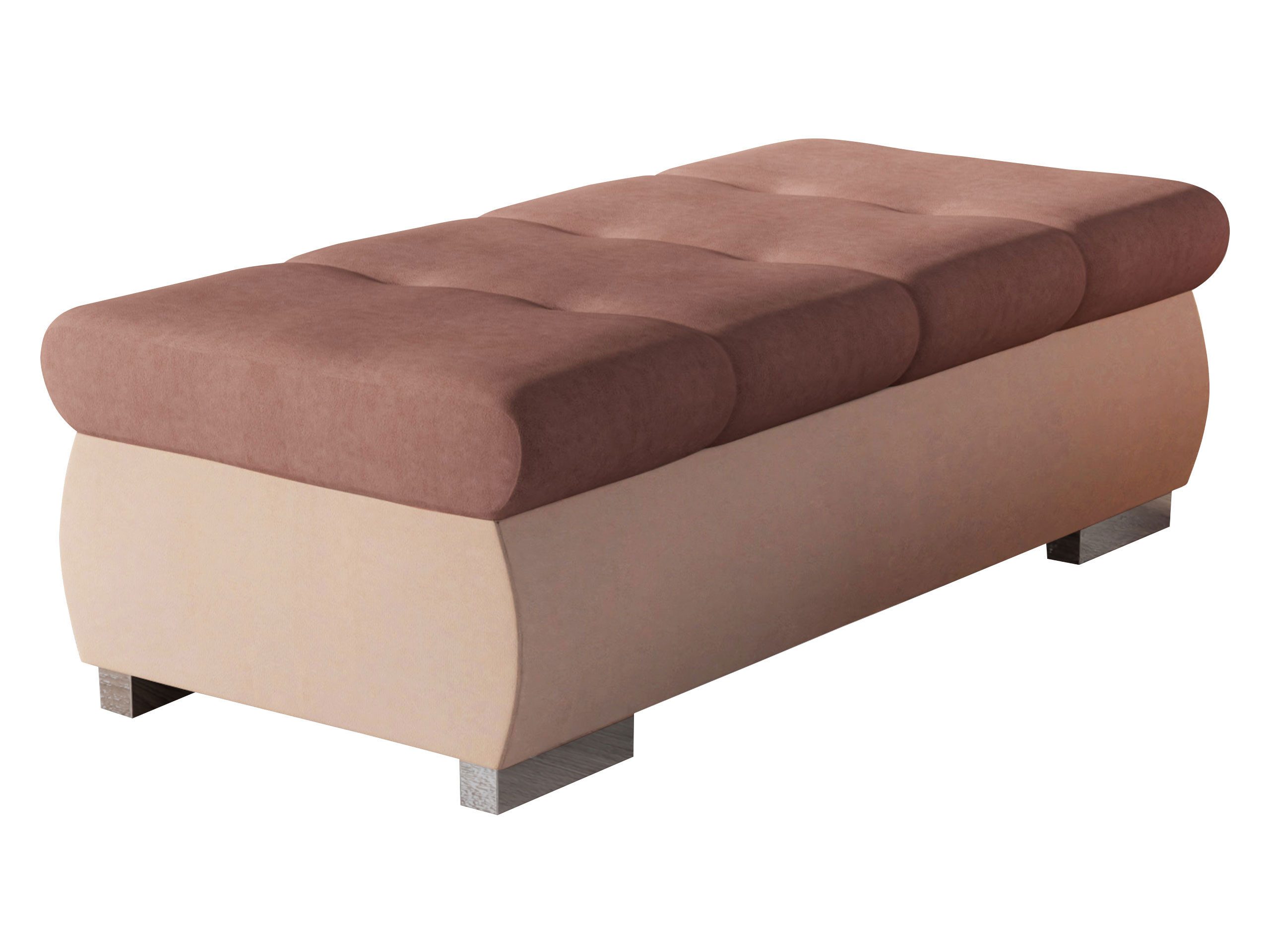 MIRJAN24 Polsterhocker Orkan Groß, Holzkonstruktion, 120x60x39 günstig online kaufen