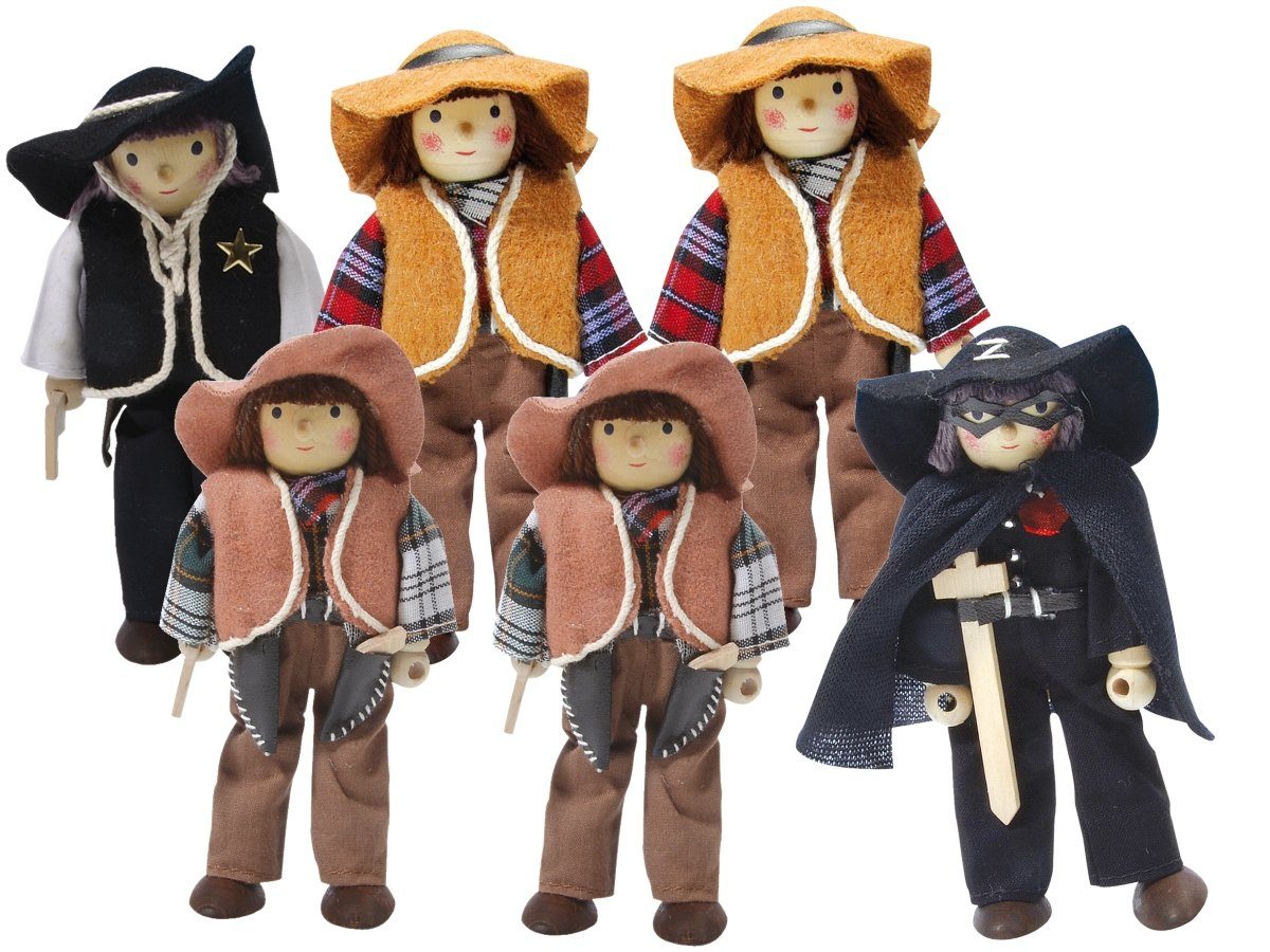 Winzlinge Biegepuppe Wild West (6-tlg)