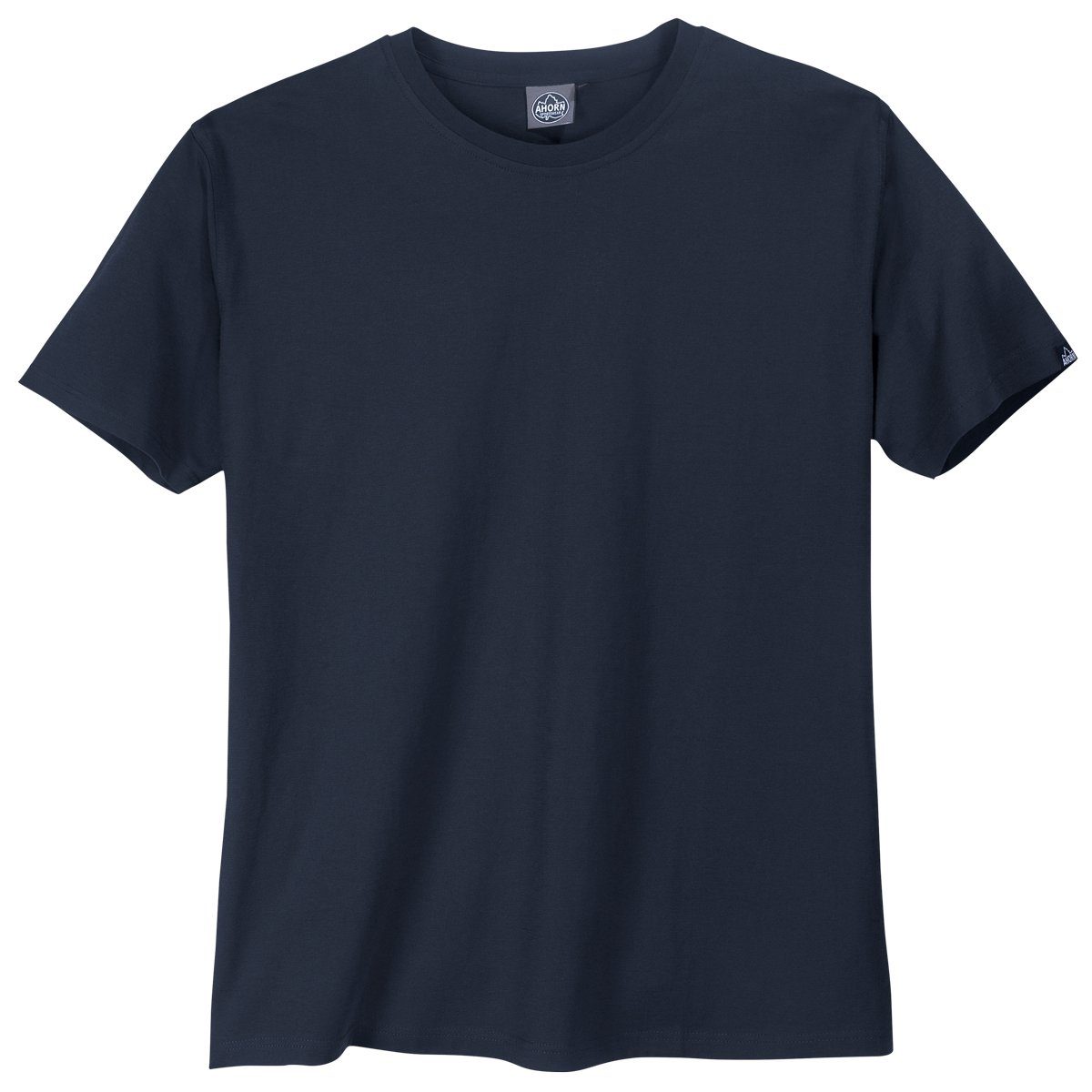 AHORN SPORTSWEAR Rundhalsshirt Große Größen Basic T-Shirt Rundhals dunkelblau Ahorn Sportswear