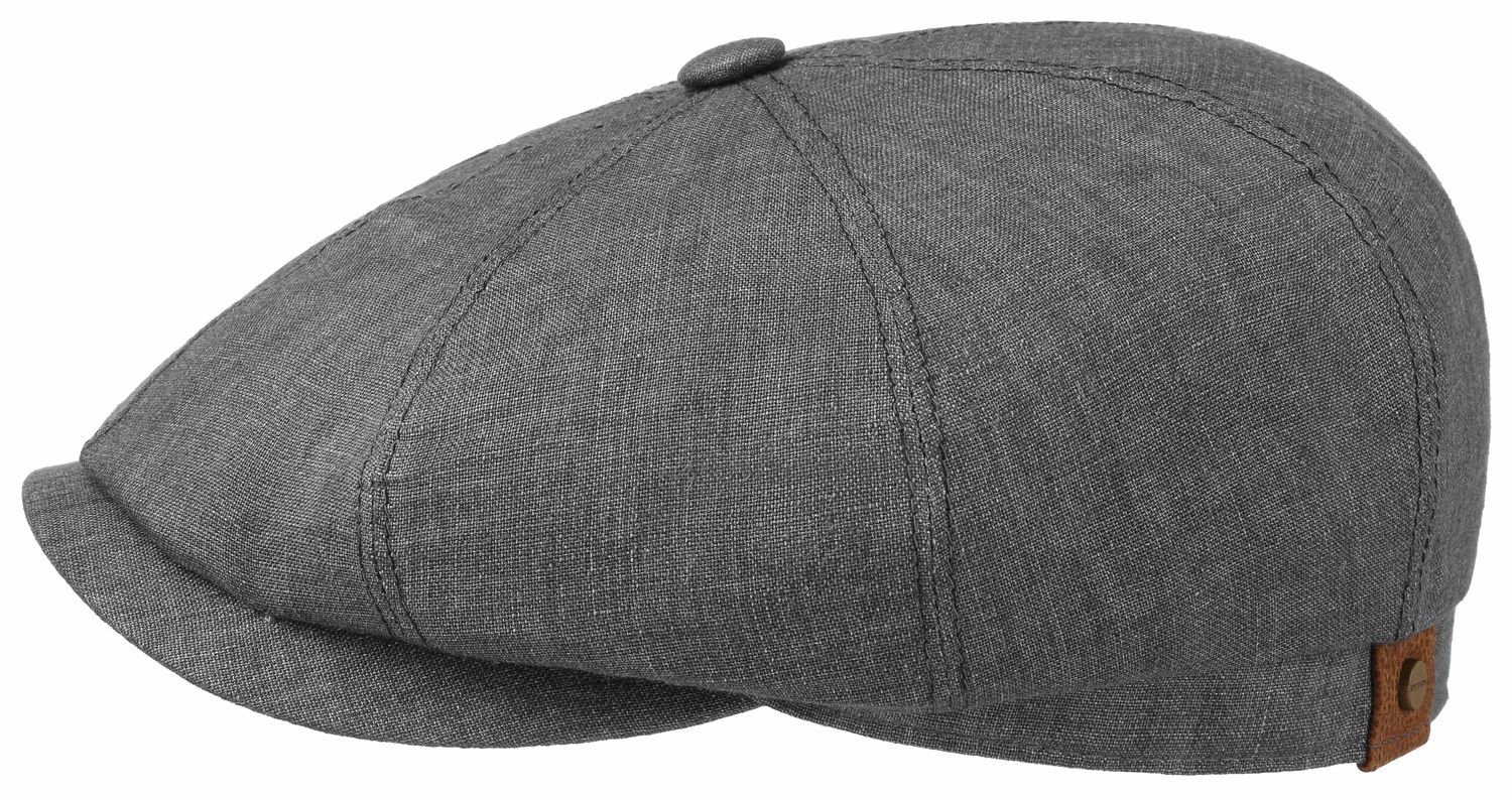 Stetson Schiebermütze Hatteras Linen aus 31 Leinen grau/sz