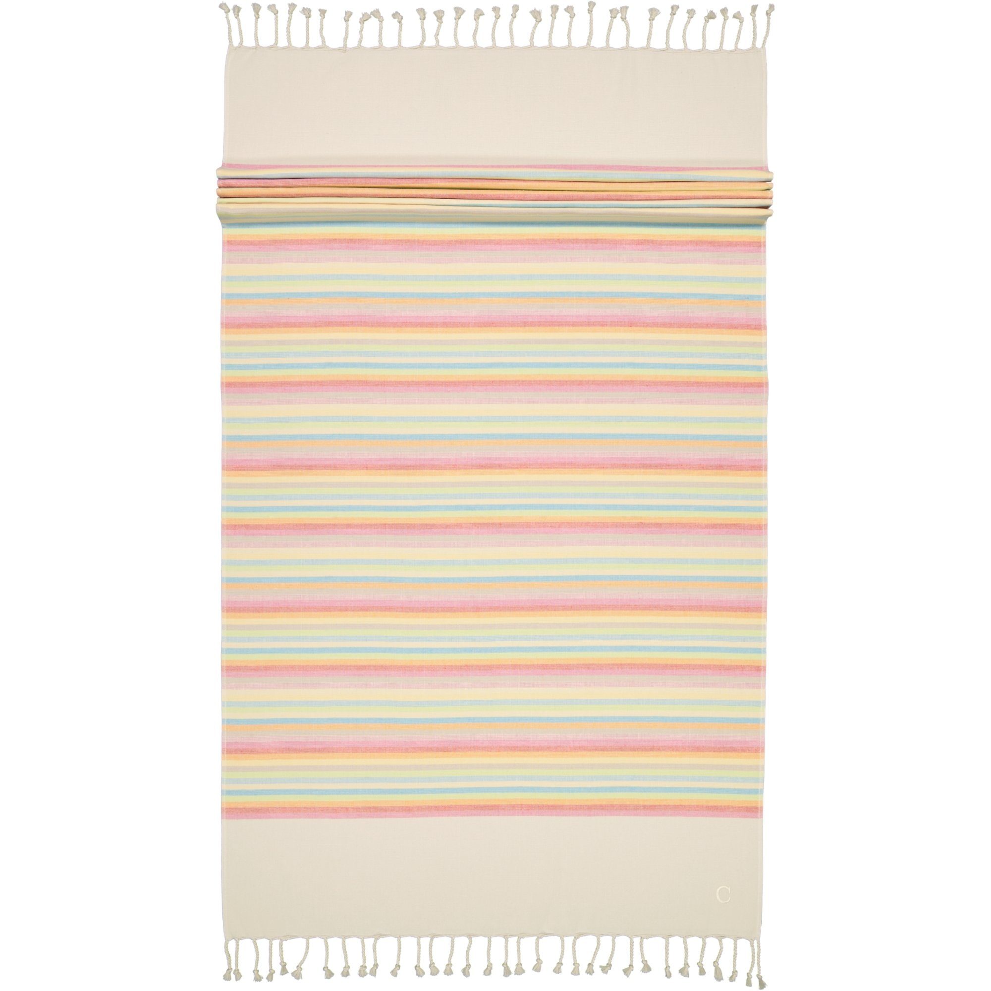 Cawö Strandtücher Lifestyle Streifen 5506, 100% Baumwolle (1-St)