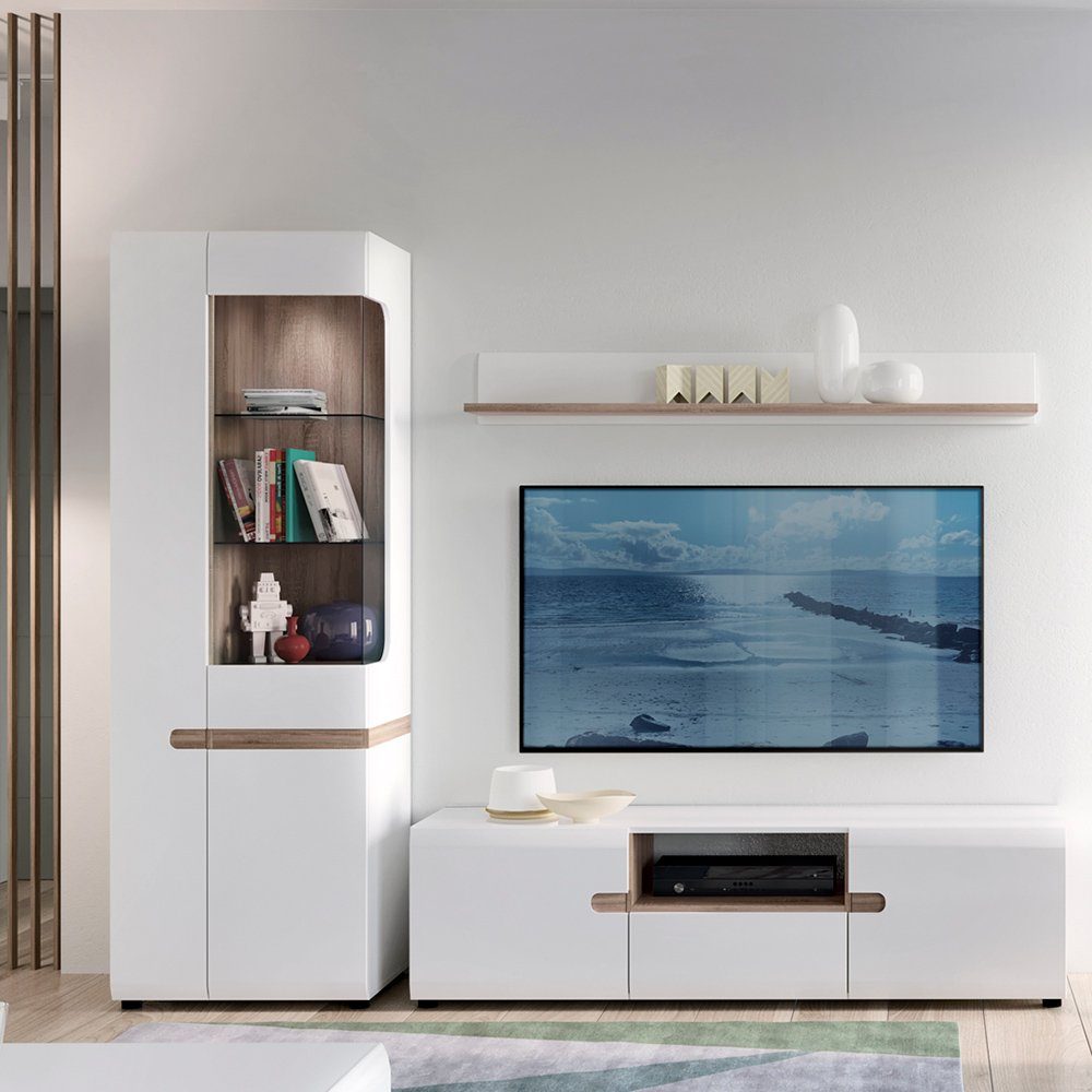 Lomadox Wohnzimmer-Set LEGNICA-129, (Mega-Spar-Set, 3-St., 3-tlg), günstig online kaufen