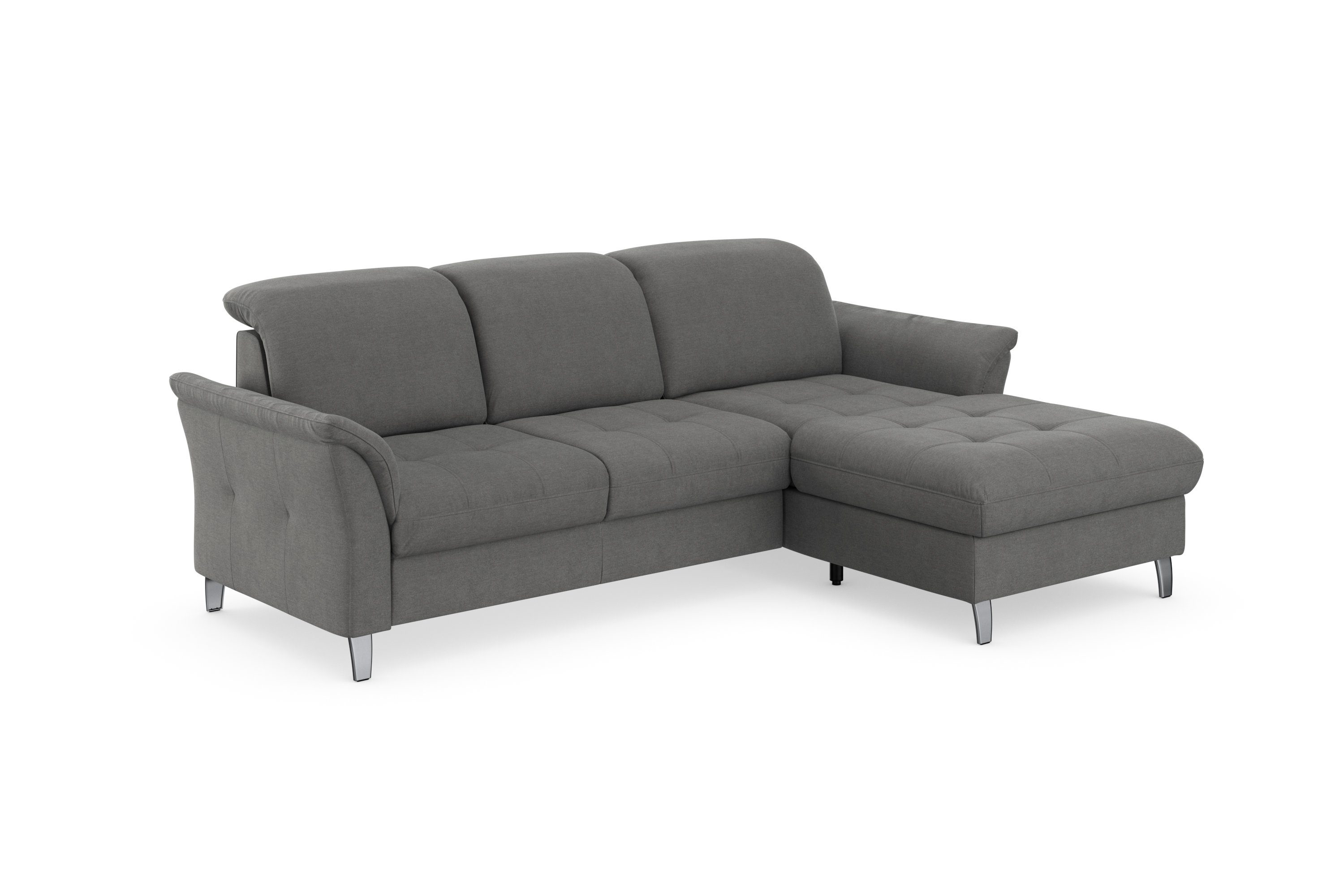 sit&more Ecksofa Maggiore, wahlweise mit und Bettfunktion Kopfteilverstellung, Bettkasten