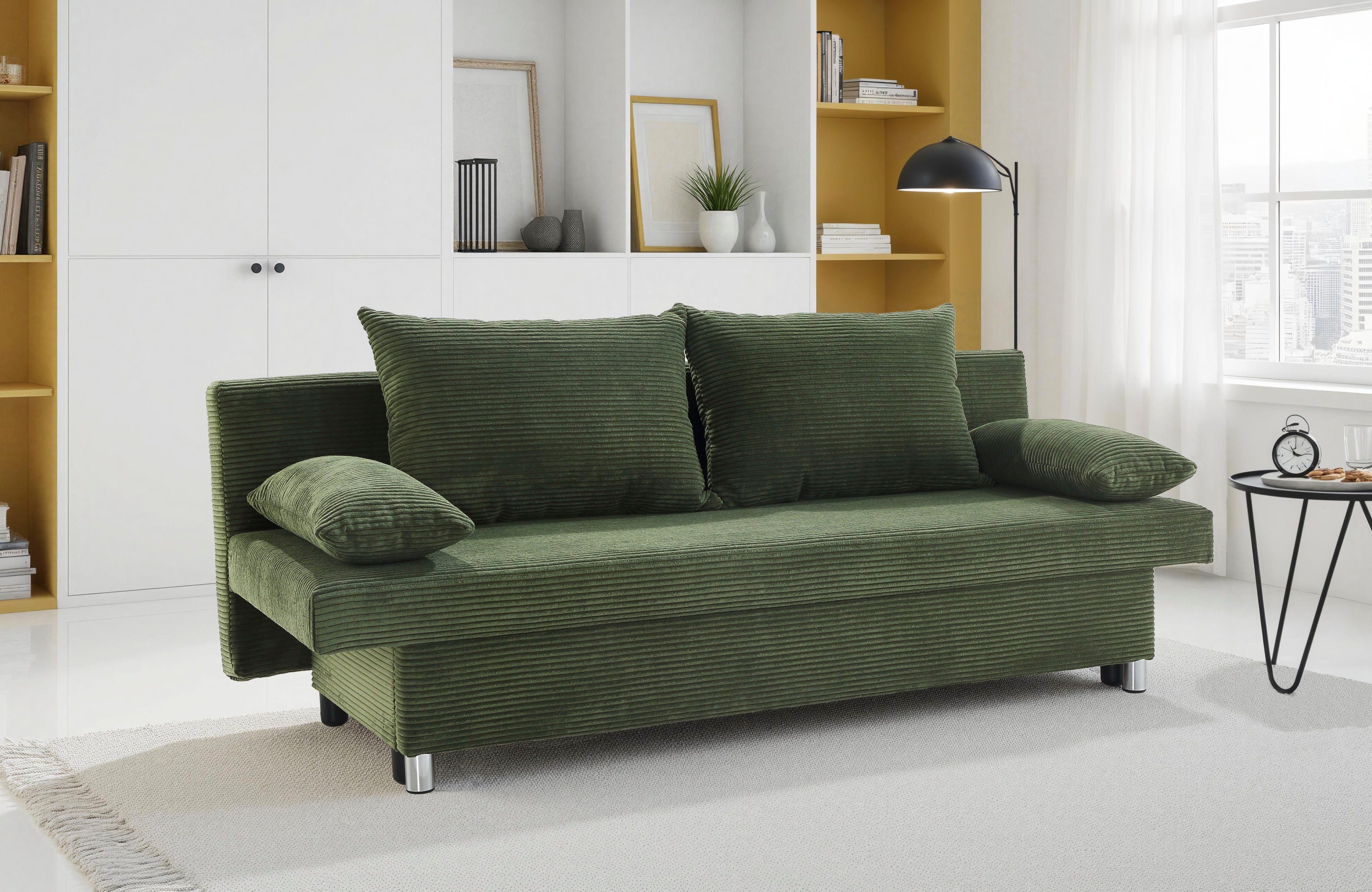 Jockenhöfer Gruppe Schlafsofa B: 191 cm, Liegefl. 120x191 cm, mit Schlaffunktion & Bettkasten