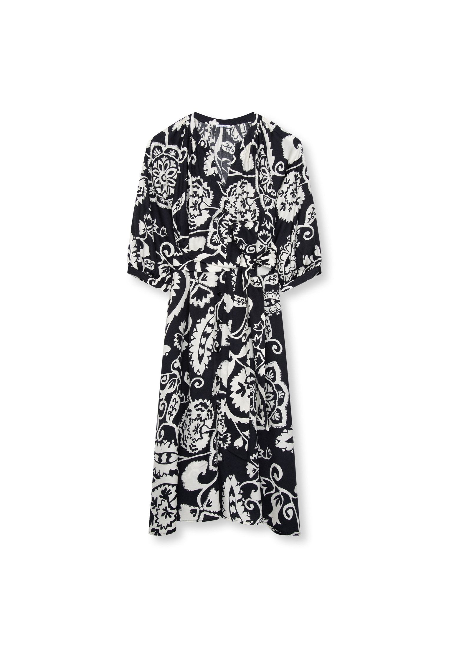 seidensticker Sommerkleid 3/4 V-Neck Uni