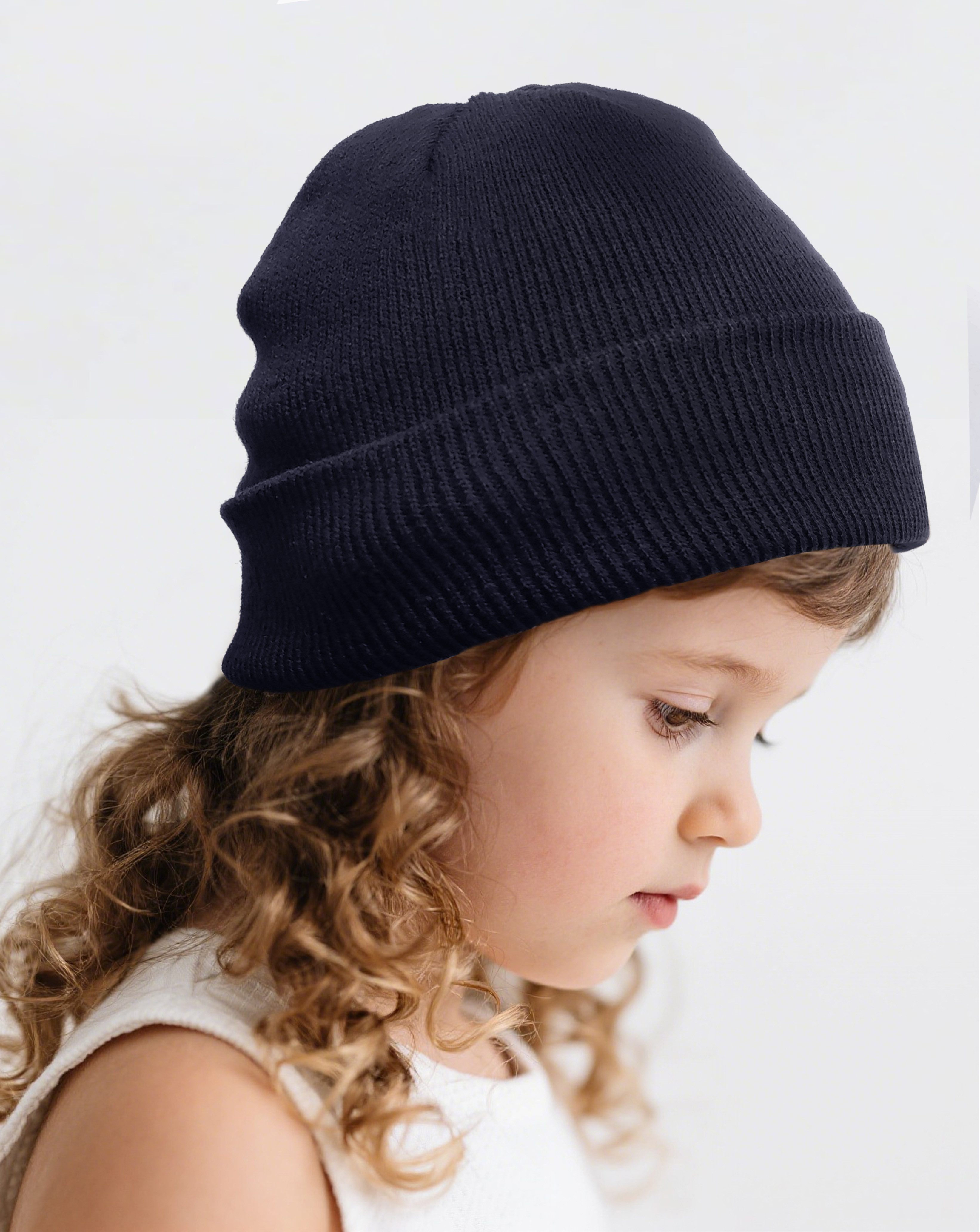 axy Beanie Kinder Winter Strickmütze Beanie Wintermütze Mütze 1-6 Jahren Kindermütze für Jungen Mädchen Kleinkind Unisex Unifarbe – Bild 2 von 5