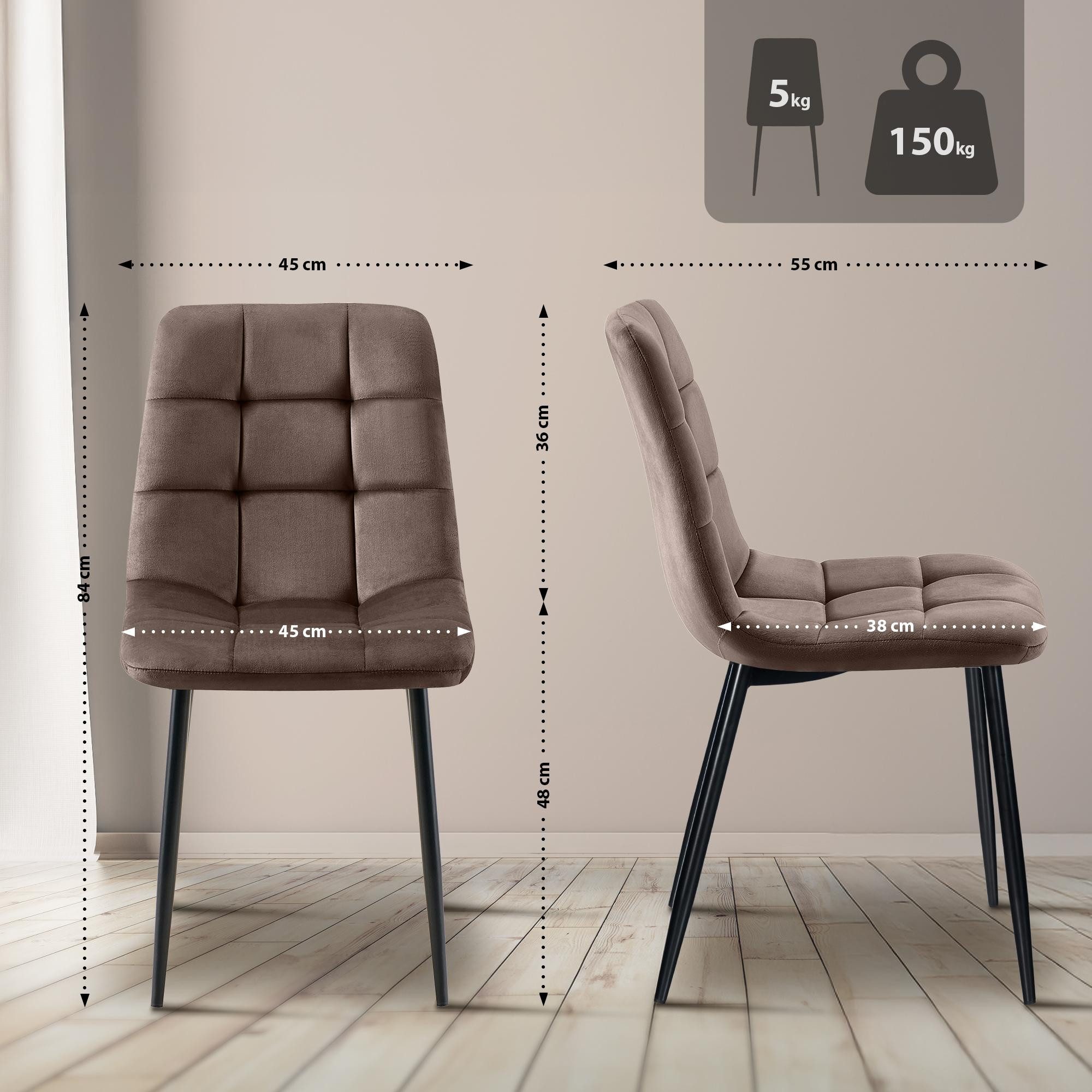 CLP Esszimmerstuhl Tilde (2er Set), mit günstig online kaufen