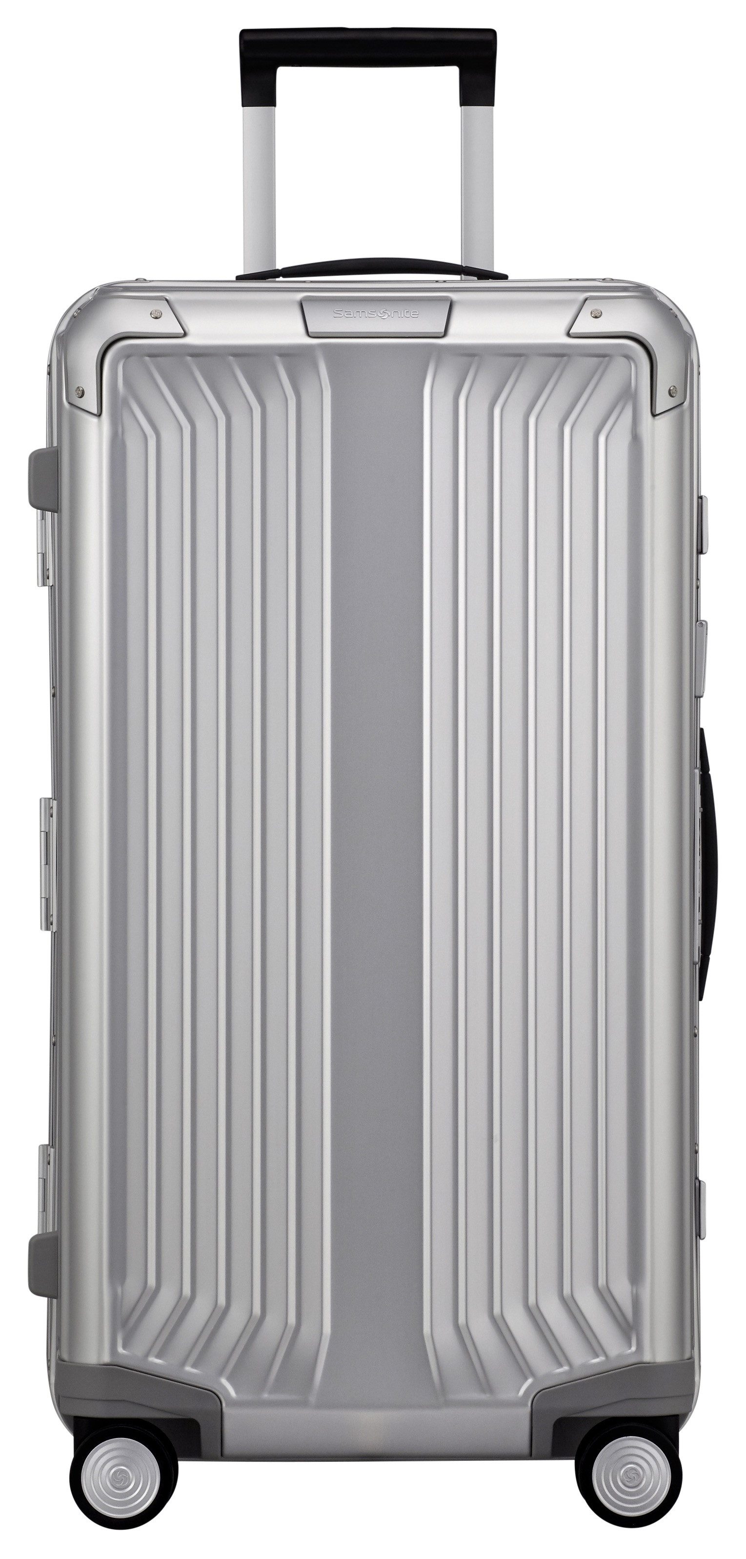 Samsonite Hartschalen-Trolley LITE-BOX ALU TRUNK, verschiedene Größen und Farben, 4 Rollen, Koffer groß Aufgabegepäck Reisegepäck TSA-Schloss