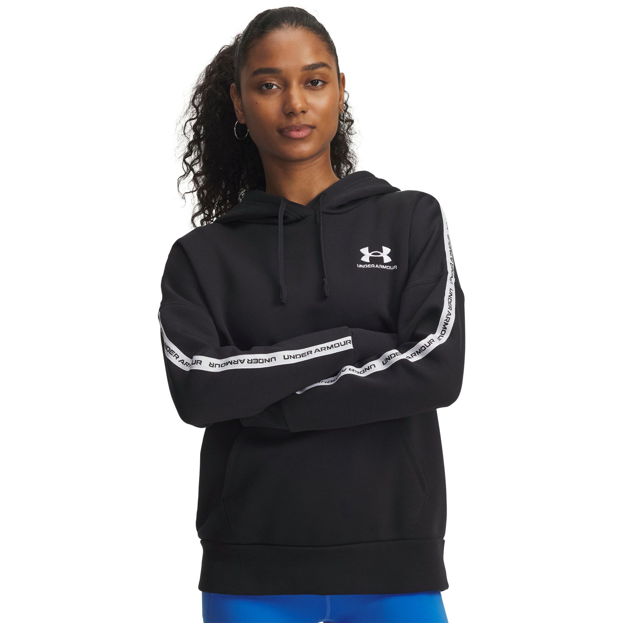 Under Armour® Kapuzenpullover Under Armour Damen Kapuzenpullover Icon Fleece Taped 6003708