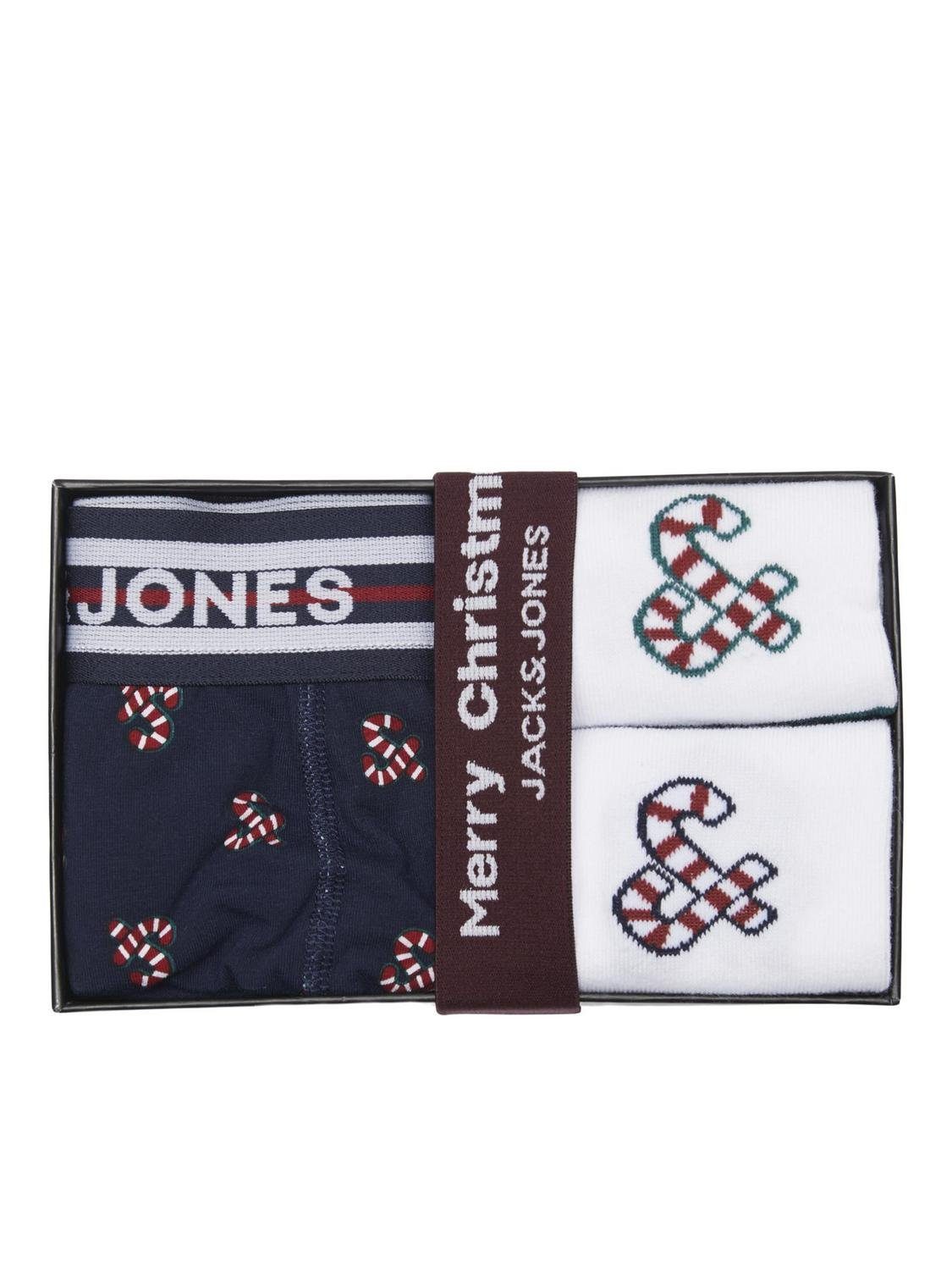 Jack & Jones Funktionsunterhose Socken und Боксерские мужские трусы, боксерки Geschenkbox