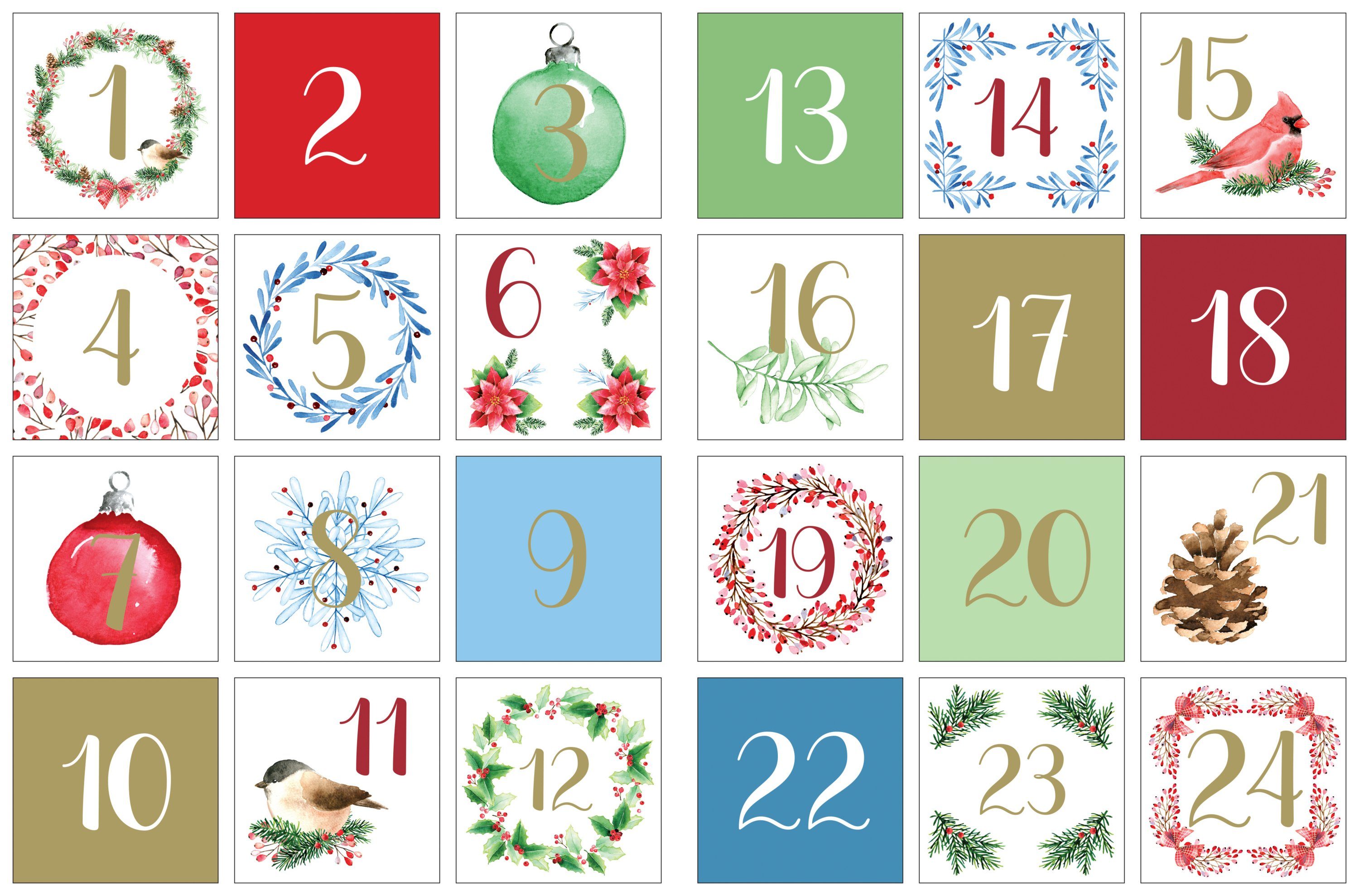 Artemio Sticker XMAS berries, 2 Bogen