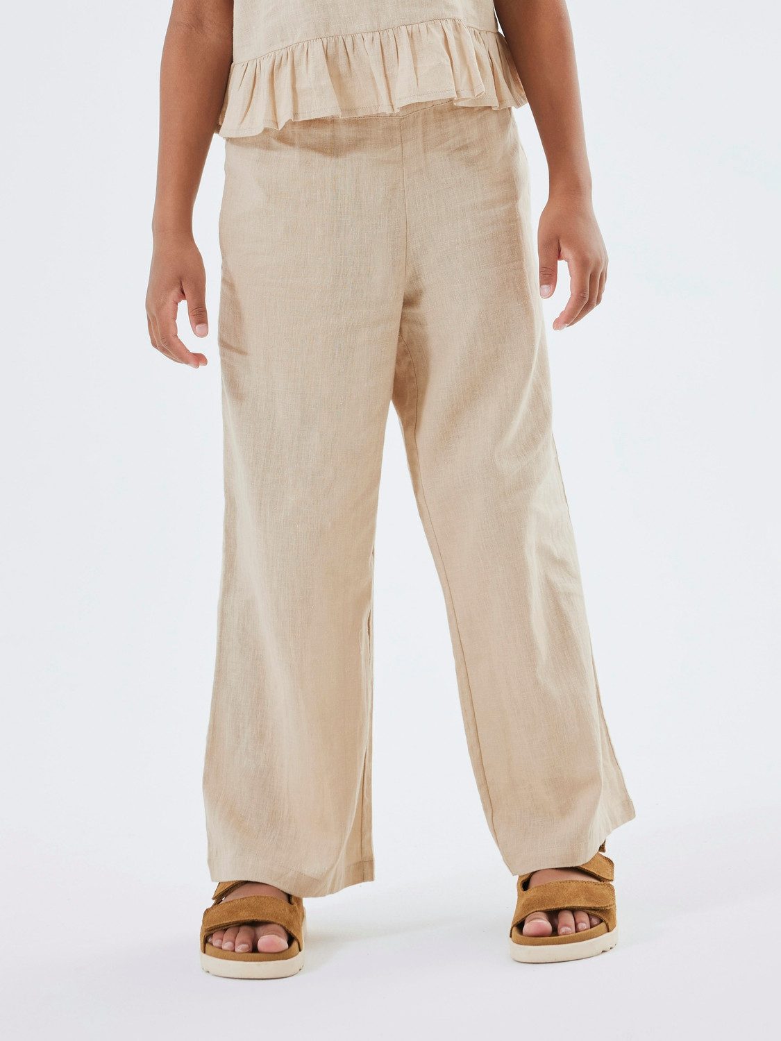 Name It Webhose NKFFALINNEN WIDE PANT NOOS