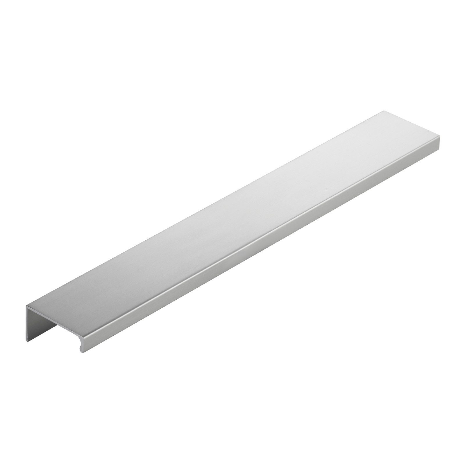 SO-TECH® Möbelgriff Griffleiste SW120 Länge 230 mm Chrom matt (10-St), Profilgriff zur rückwärtigen Frontinnenseiten Montage