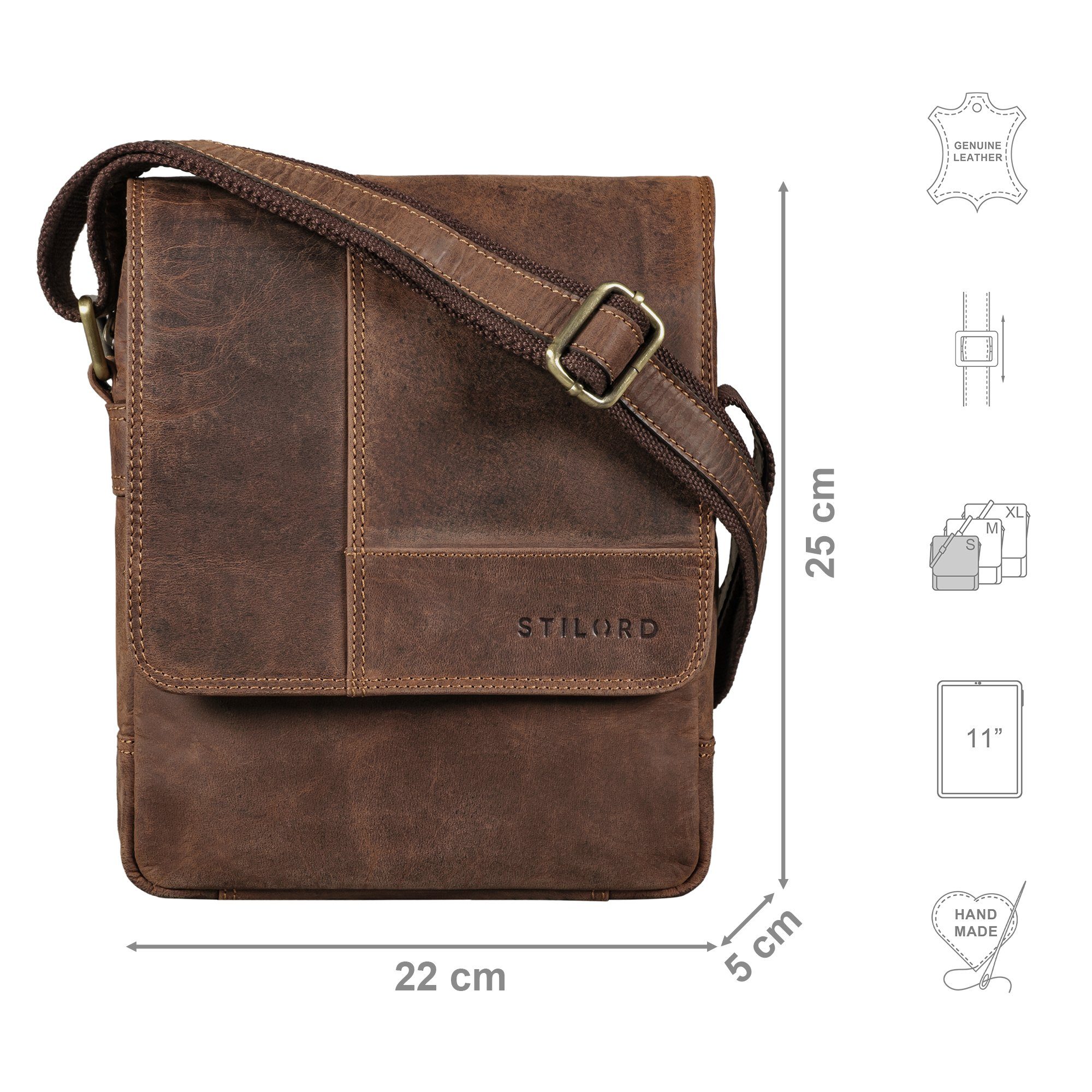 STILORD Schultertasche "Andy" Messenger Bag Herren günstig online kaufen