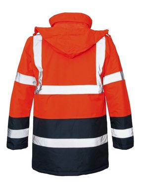 Profus Arbeitsjacke Profus Arbeitsjacke Winter Warnjacke- orange integrierte verstellbare Kapuze