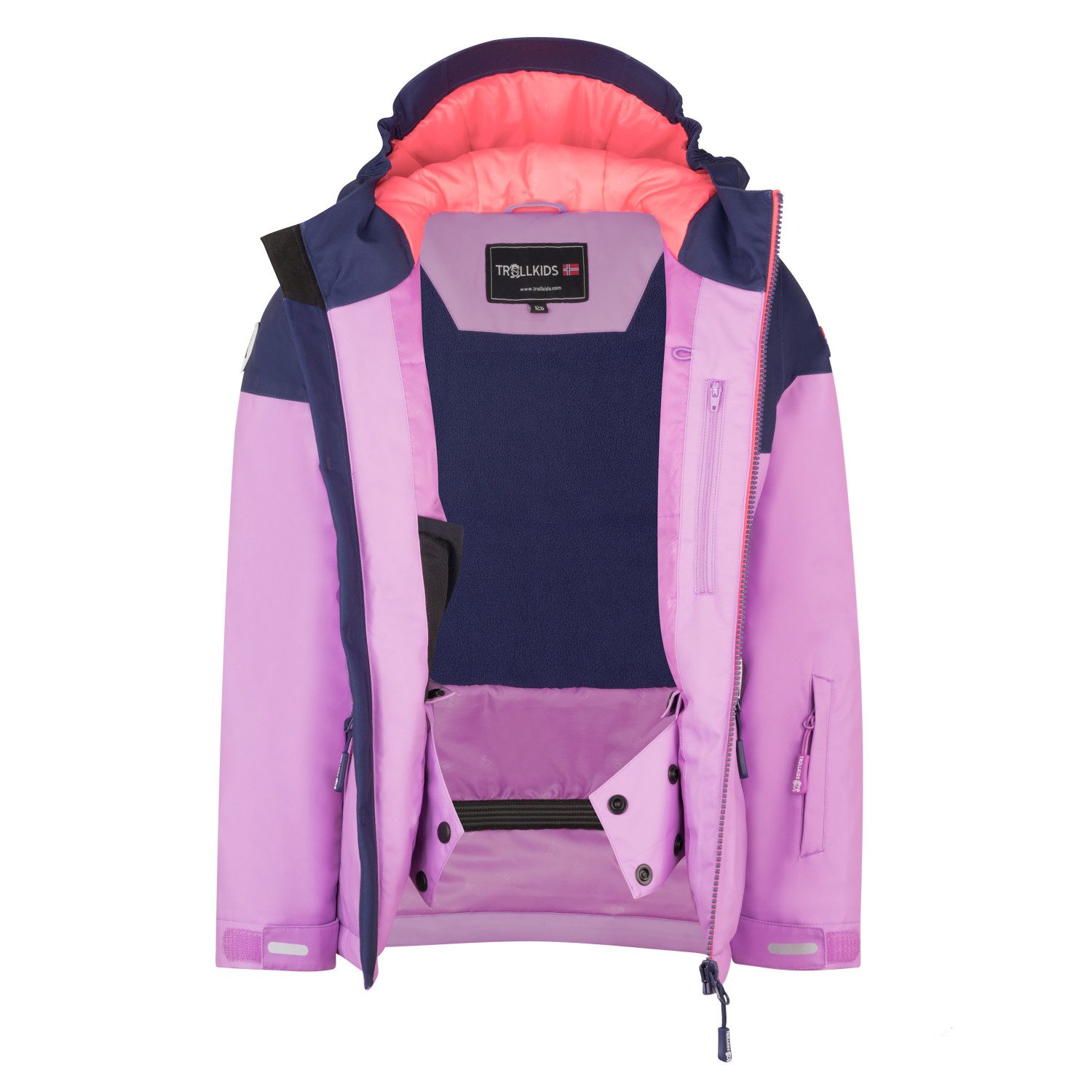 TROLLKIDS Winterjacke GIRLS HALLINGDAL JACKET wasserdicht, atmungsaktiv, winddicht, mit fester, verstellbarer Kapuze