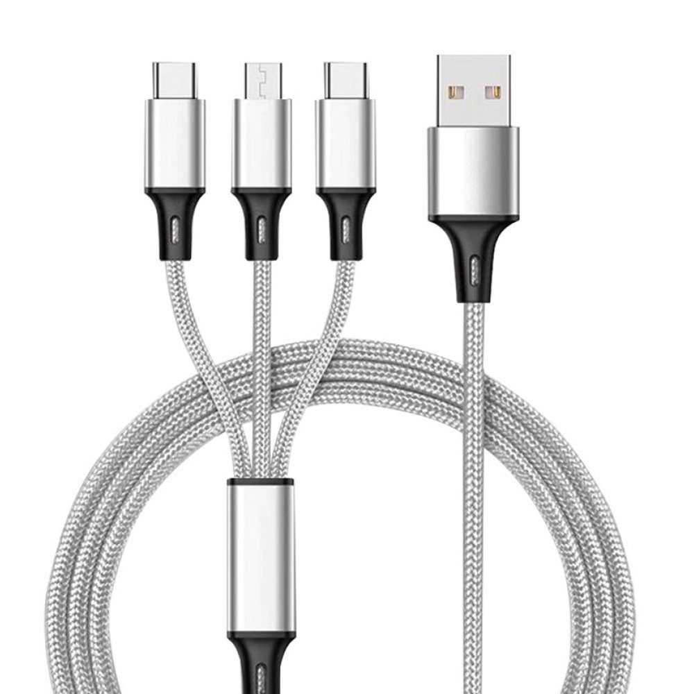 Schnell GelldG Kabel, 3 Ladekabel cm) [1.2M] 1 (120 Netzkabel, USB in