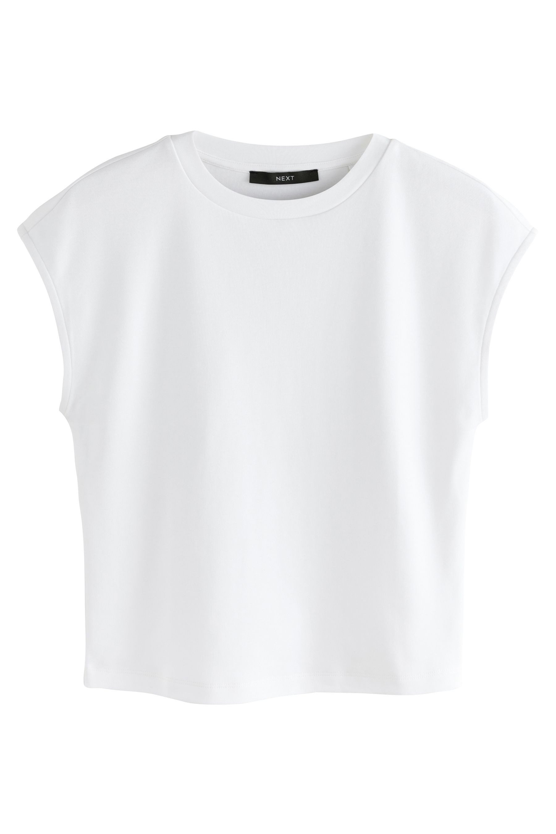 Next T-Shirt Körpernahes T-Shirt mit Rundhalsausschnitt (1-tlg)