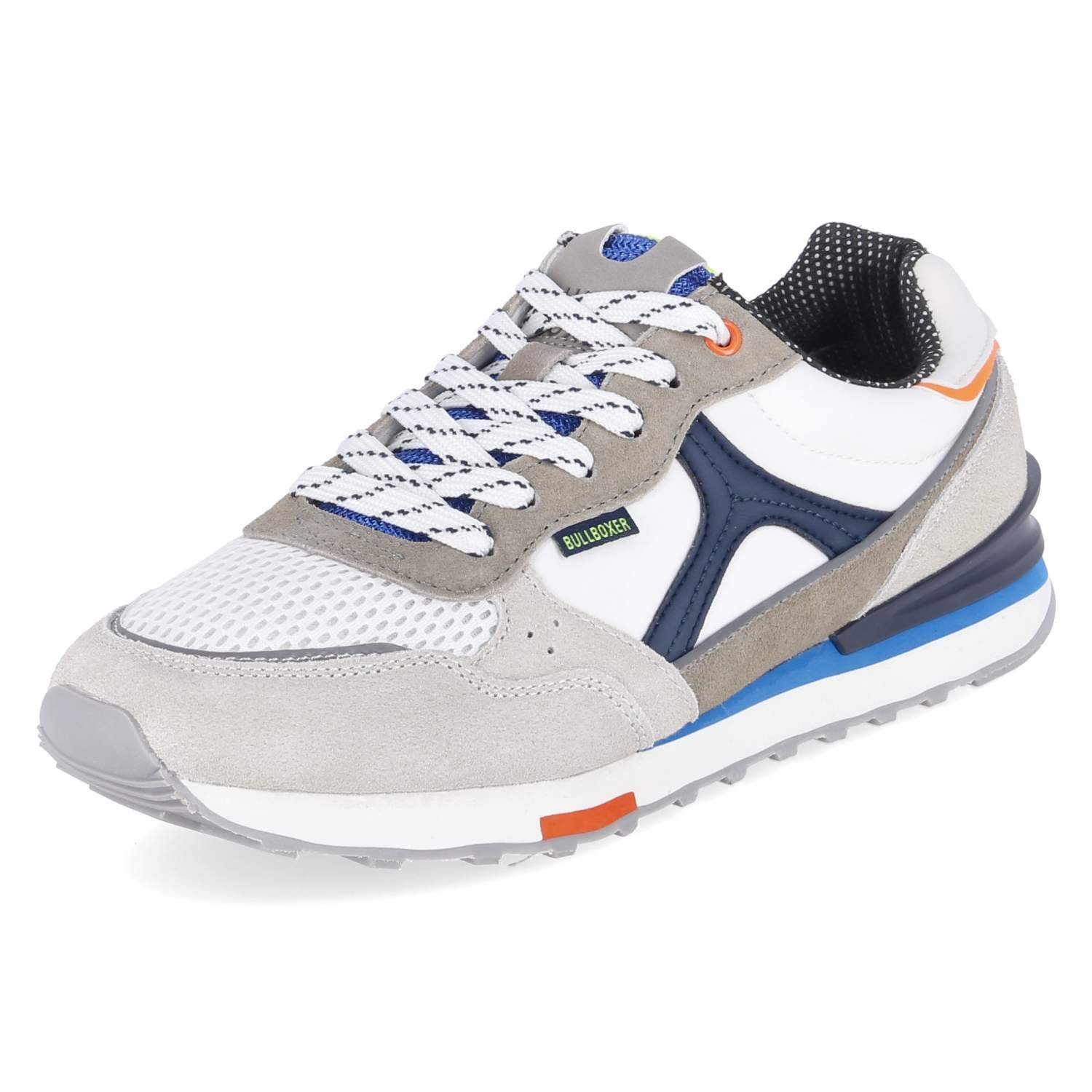 Bullboxer Bullboxer 7XC0040101 1100 Herren Leder & Textil white Sneaker