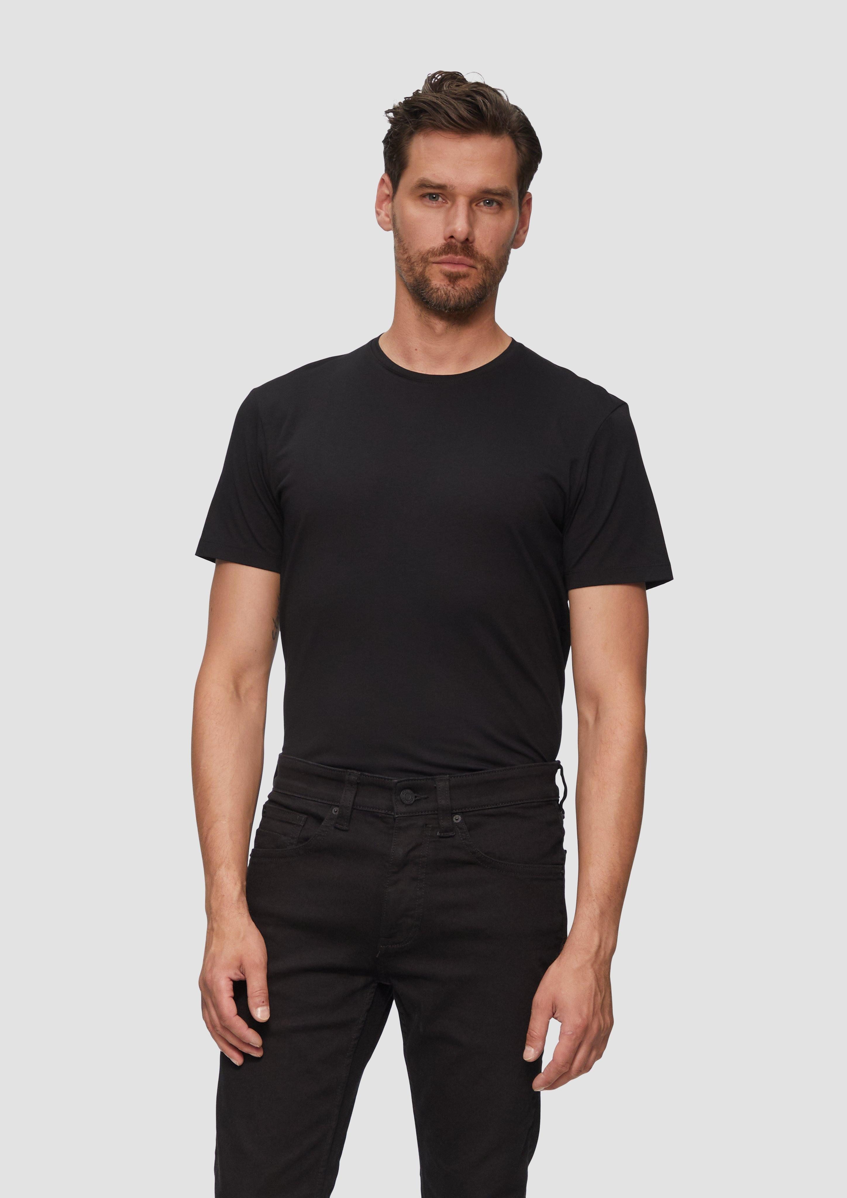 s.Oliver BLACK LABEL Kurzarmshirt T-Shirt aus günstig online kaufen